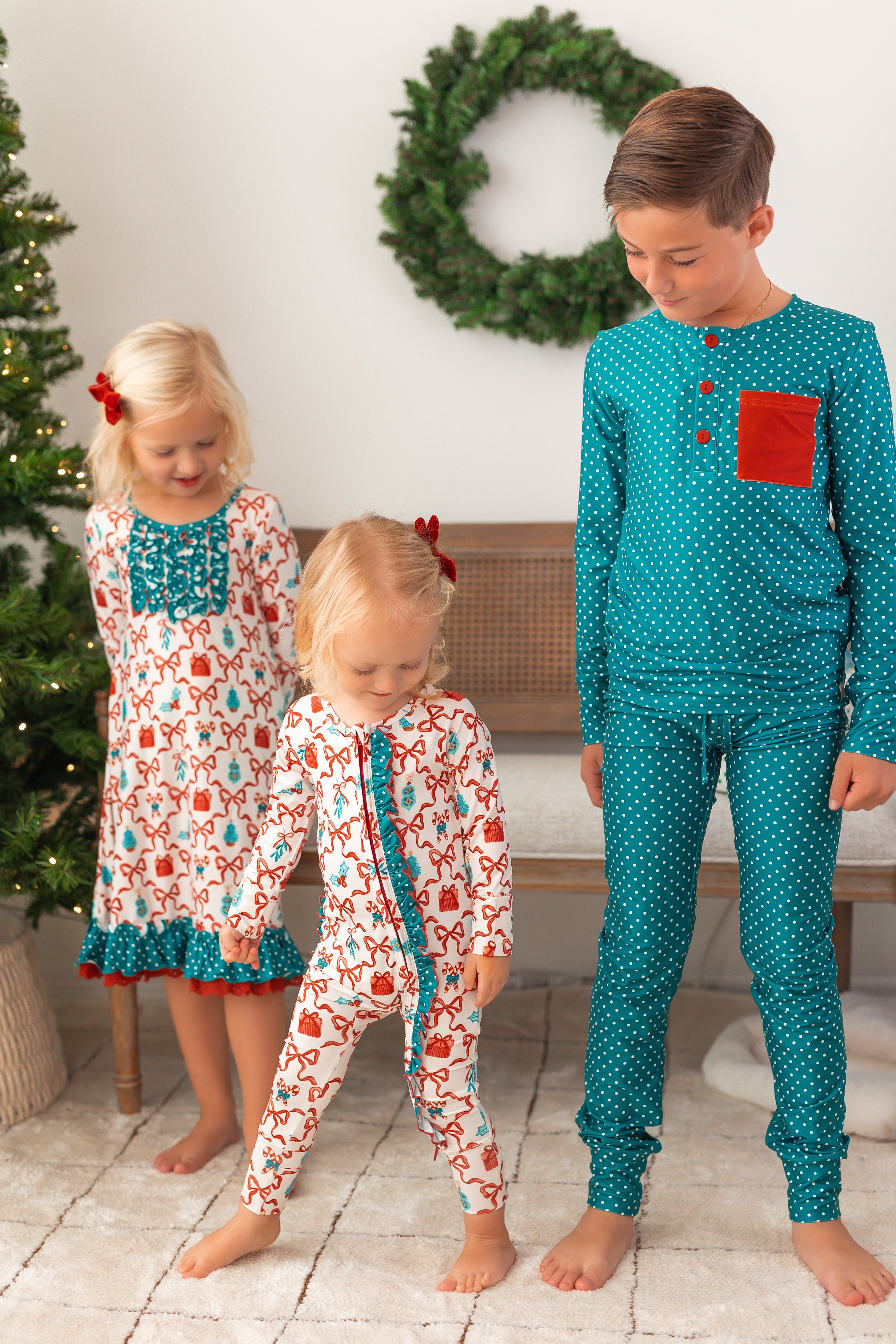 Boy's Loungewear Set - Trellis Tidings