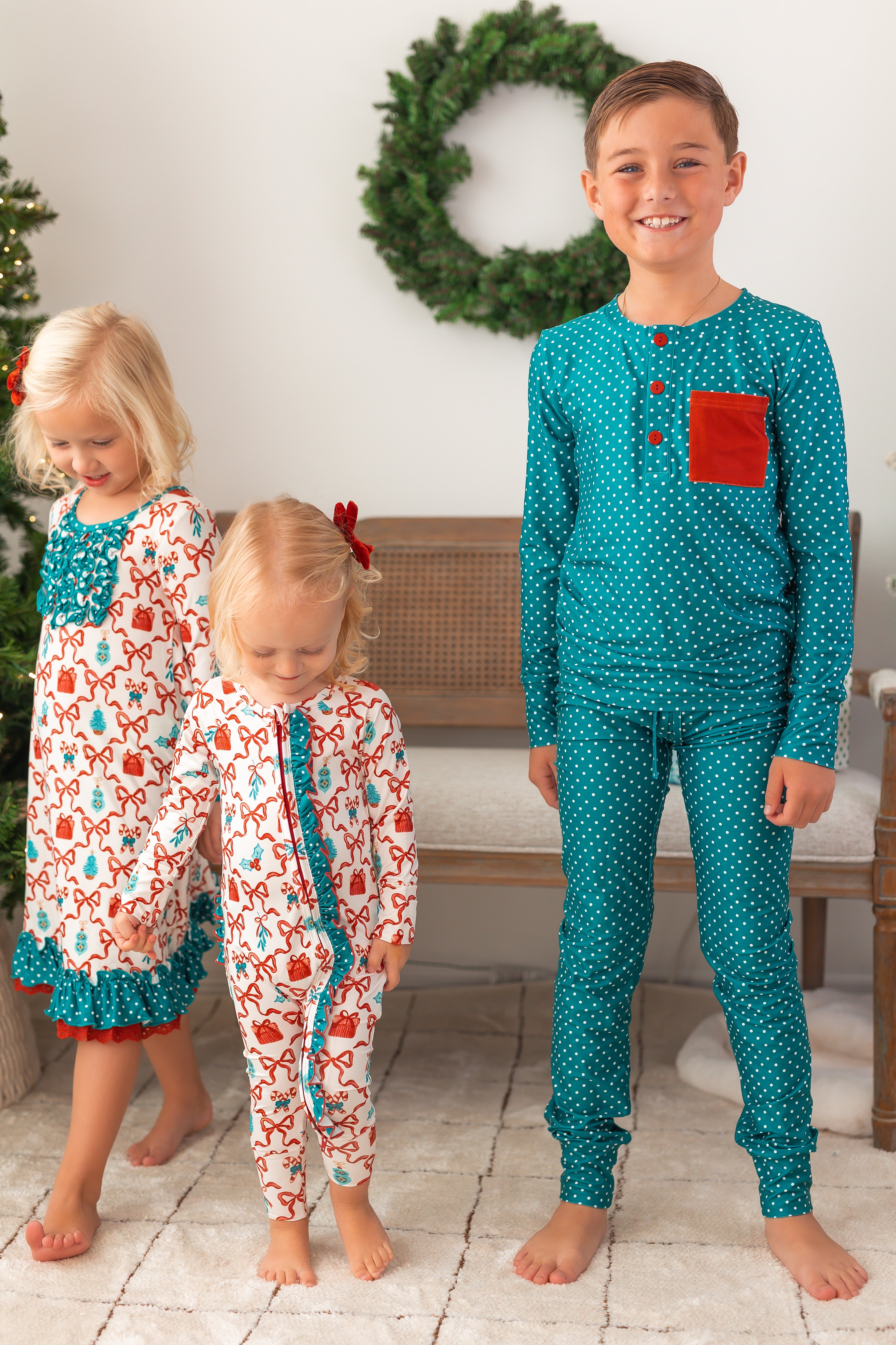 Boy's Loungewear Set - Trellis Tidings