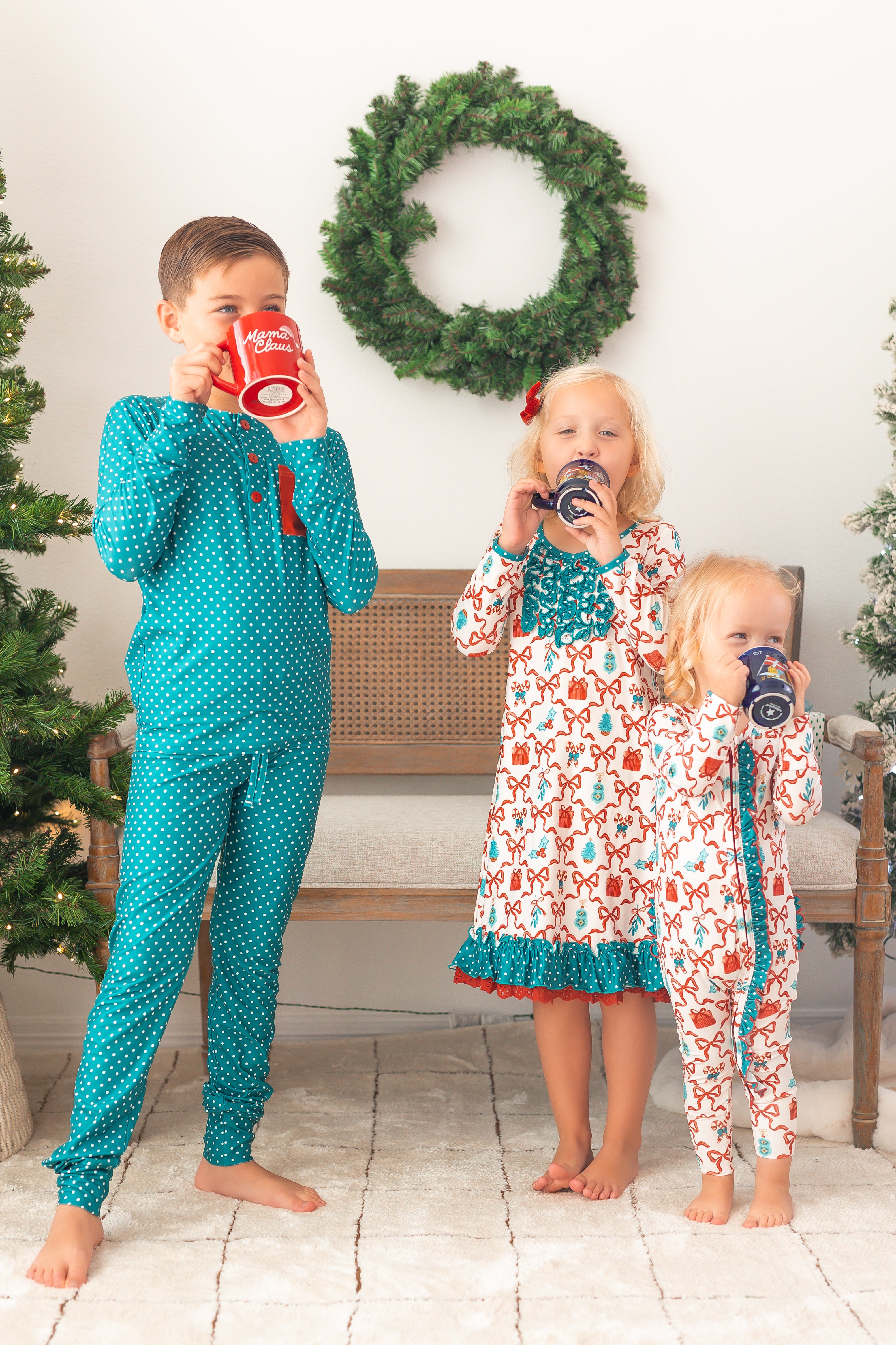 Boy's Loungewear Set - Trellis Tidings