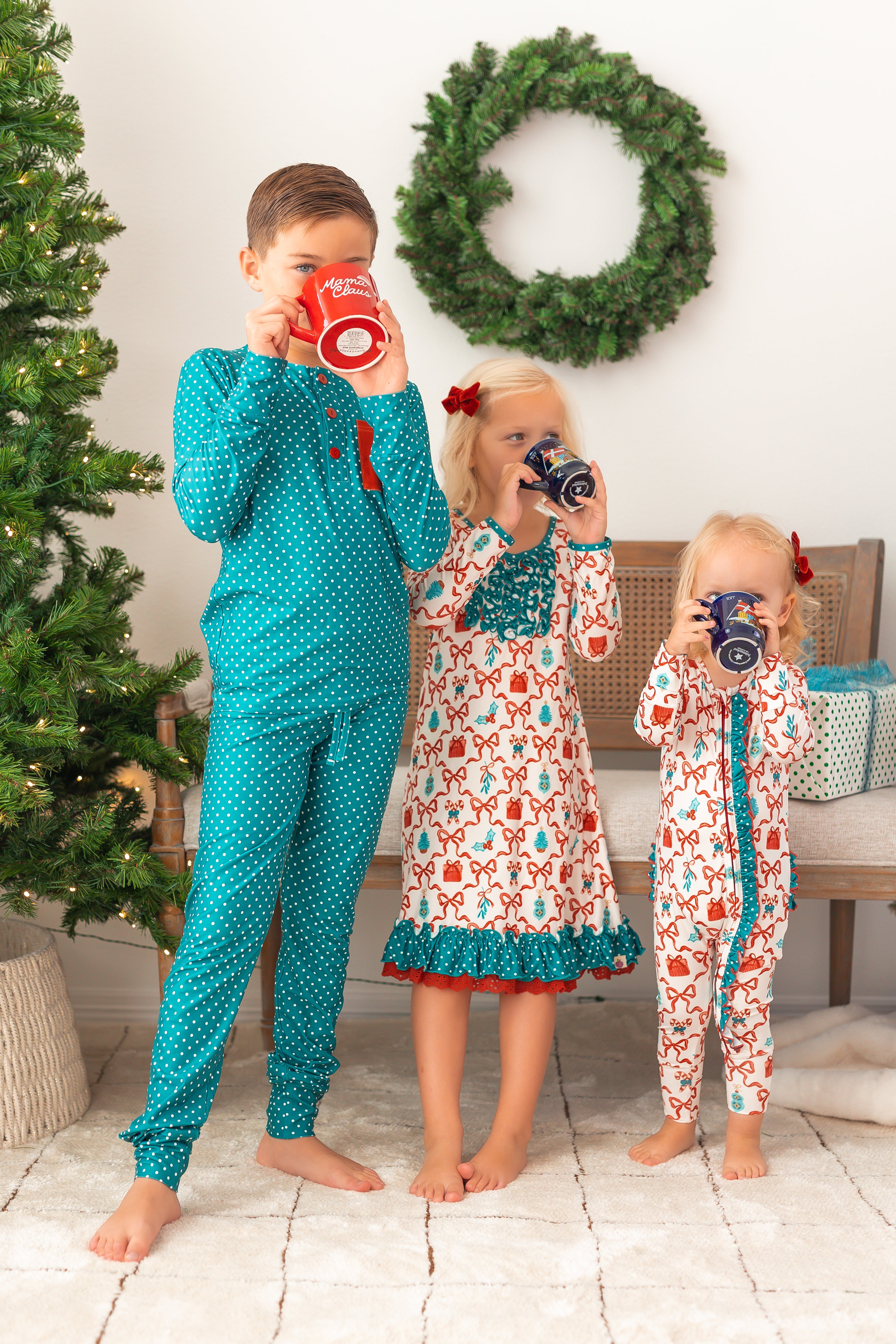 Boy's Loungewear Set - Trellis Tidings