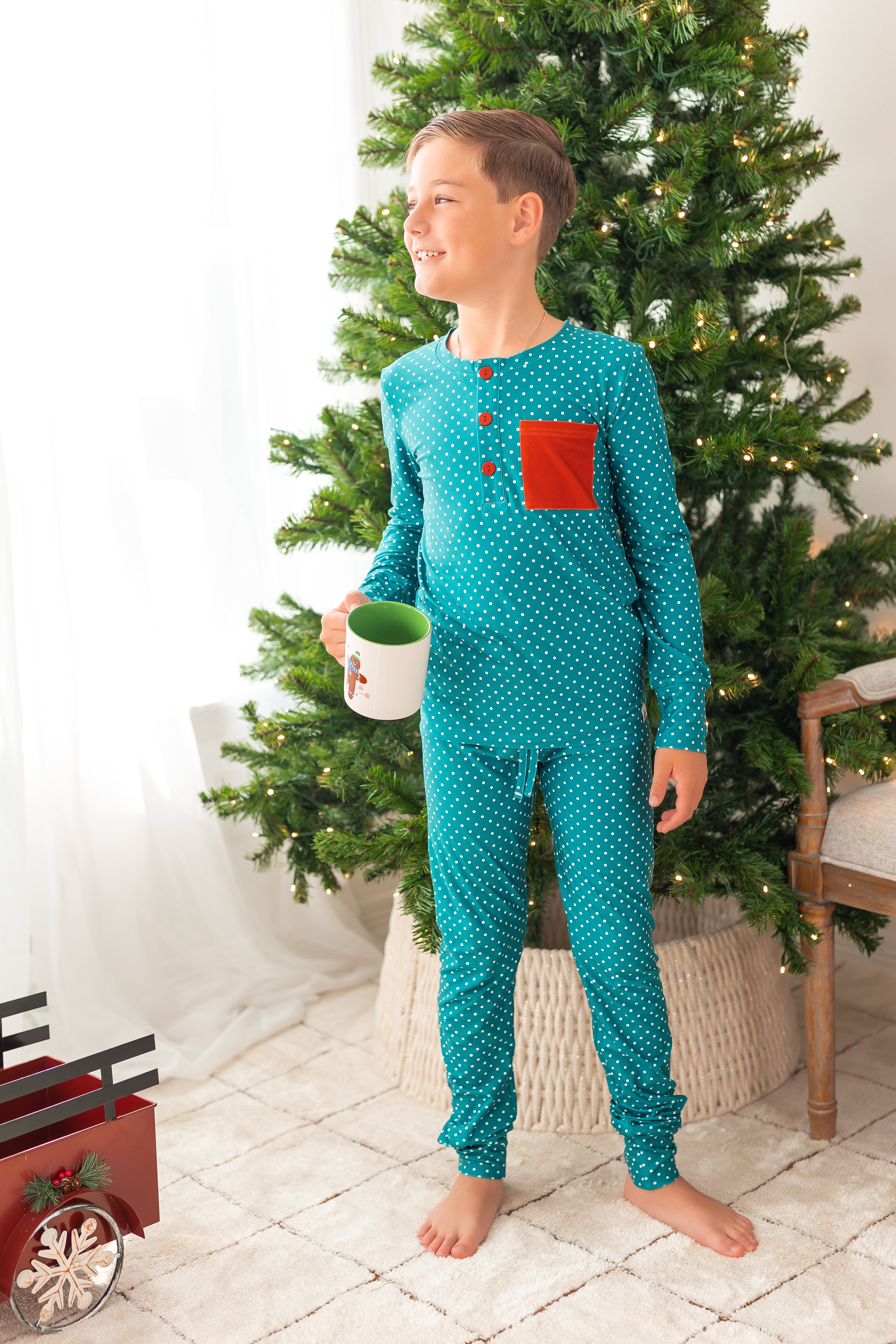 Boy's Loungewear Set - Trellis Tidings