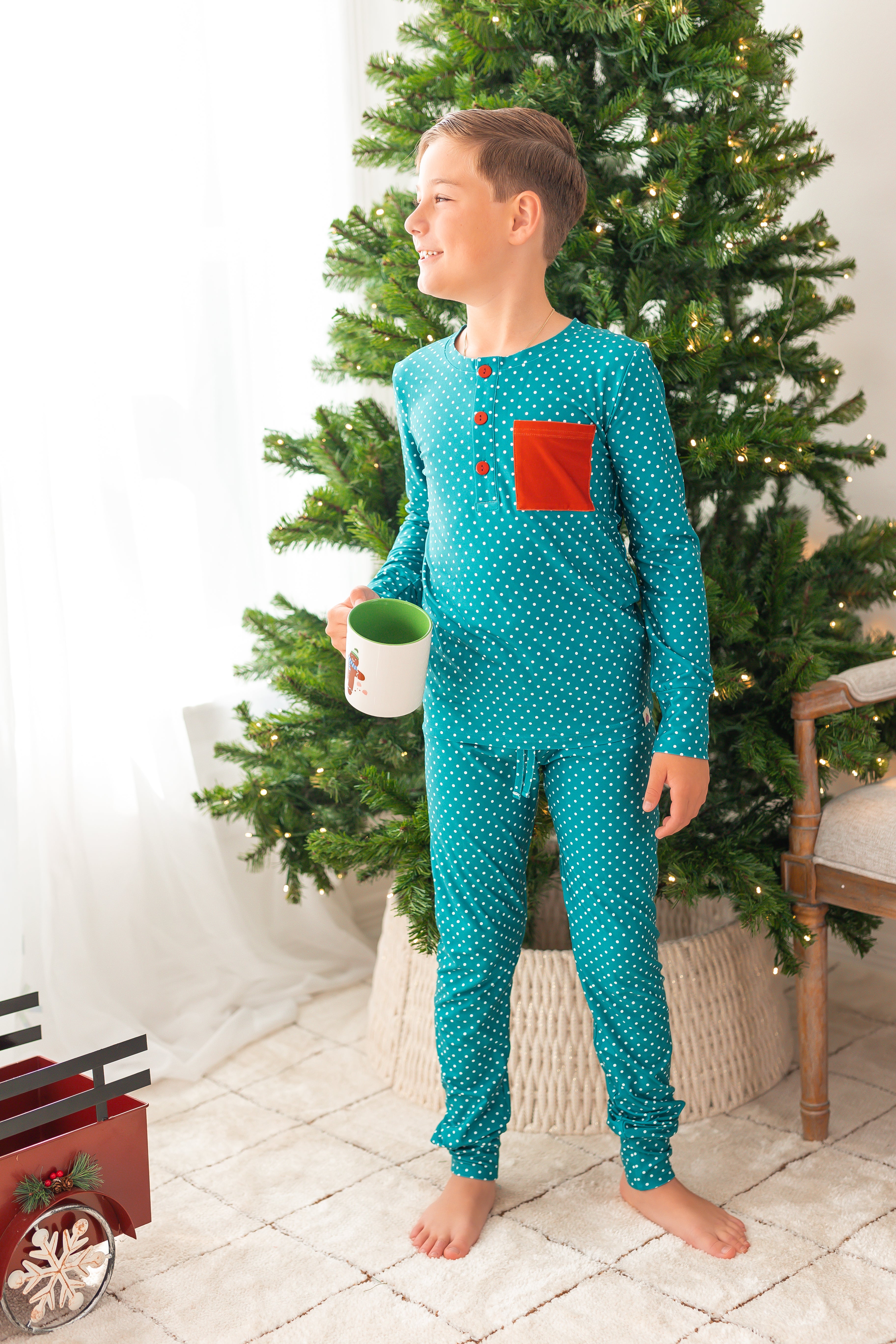 Boy's Loungewear Set - Trellis Tidings