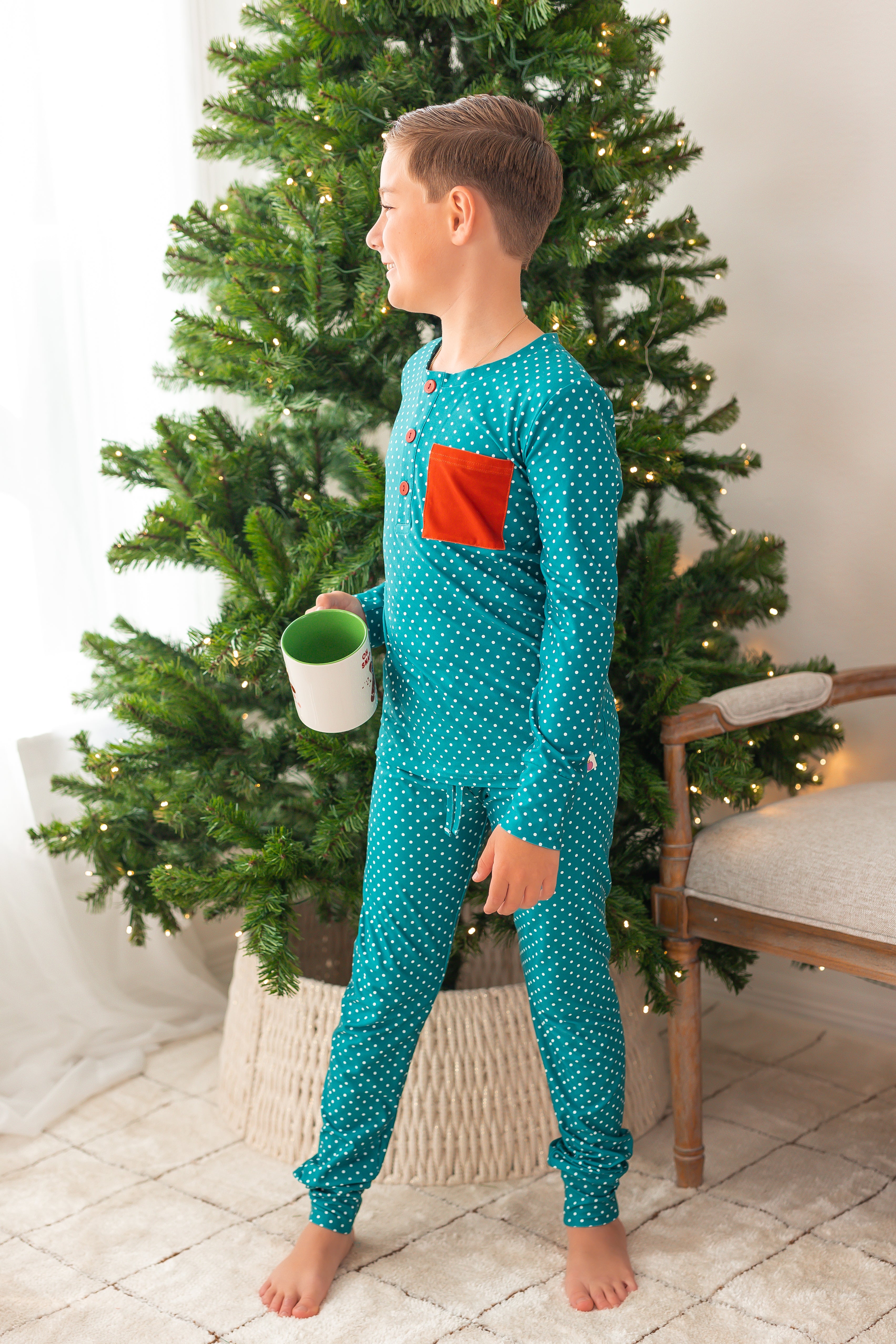 Boy's Loungewear Set - Trellis Tidings