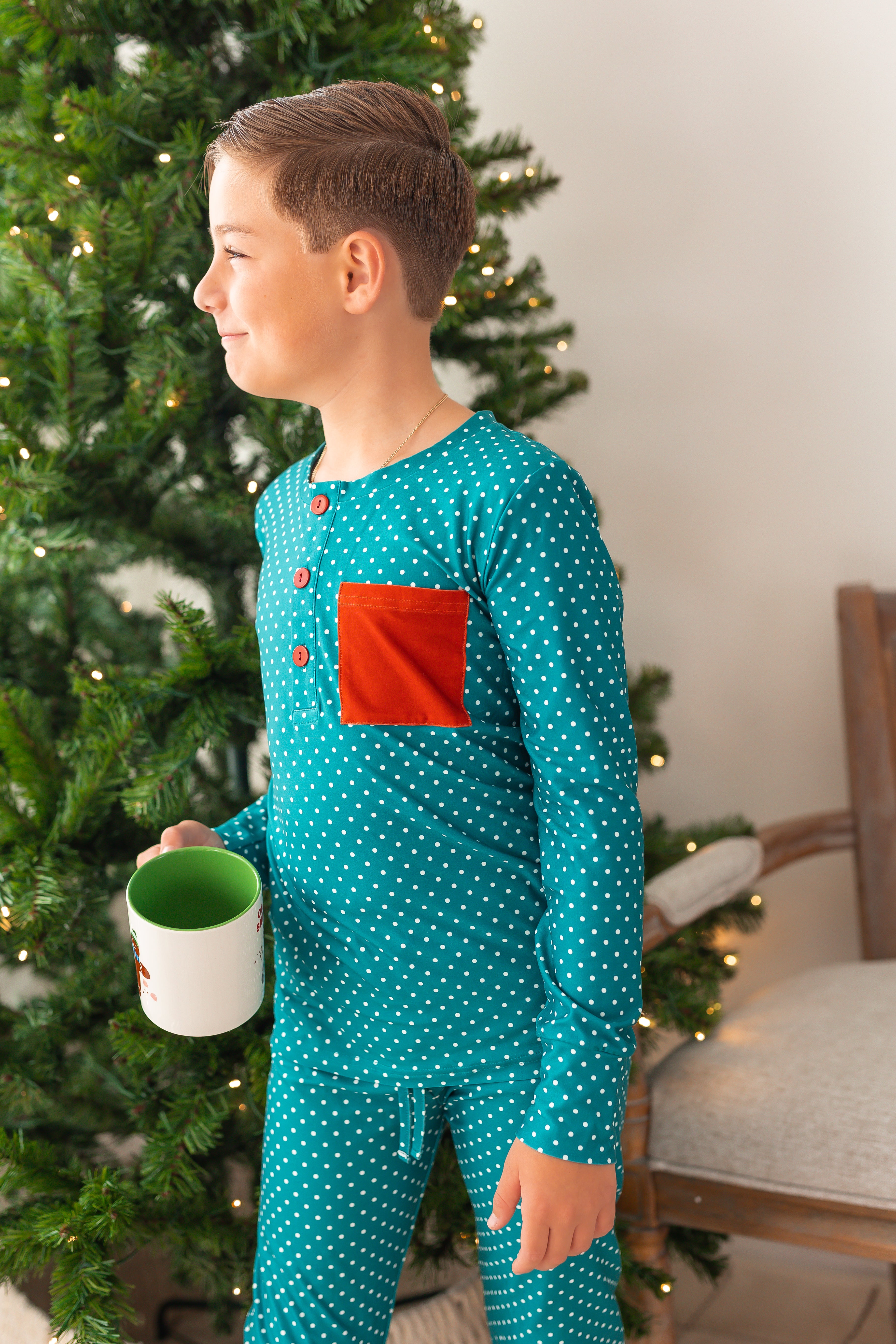 Boy's Loungewear Set - Trellis Tidings