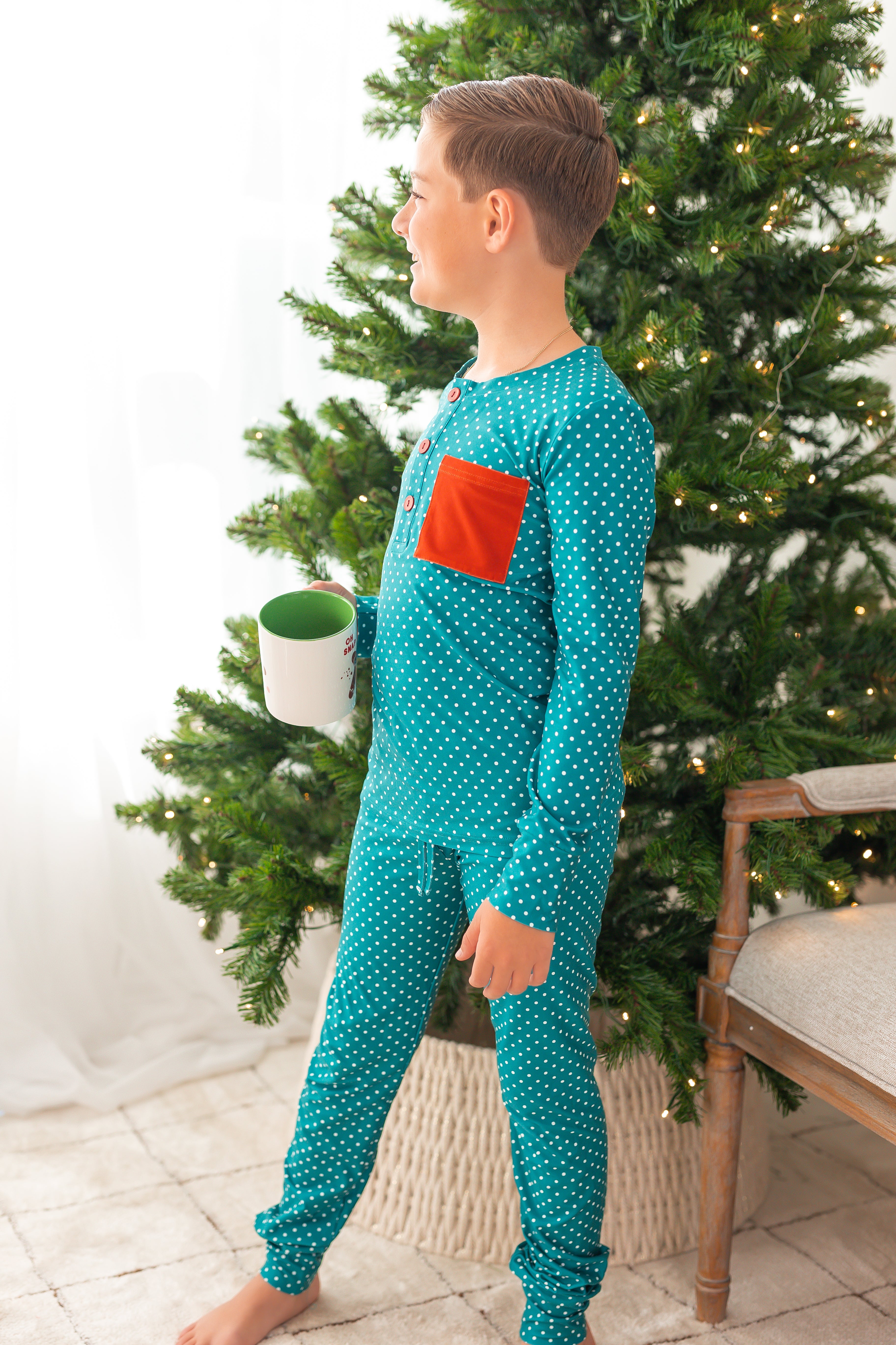 Boy's Loungewear Set - Trellis Tidings