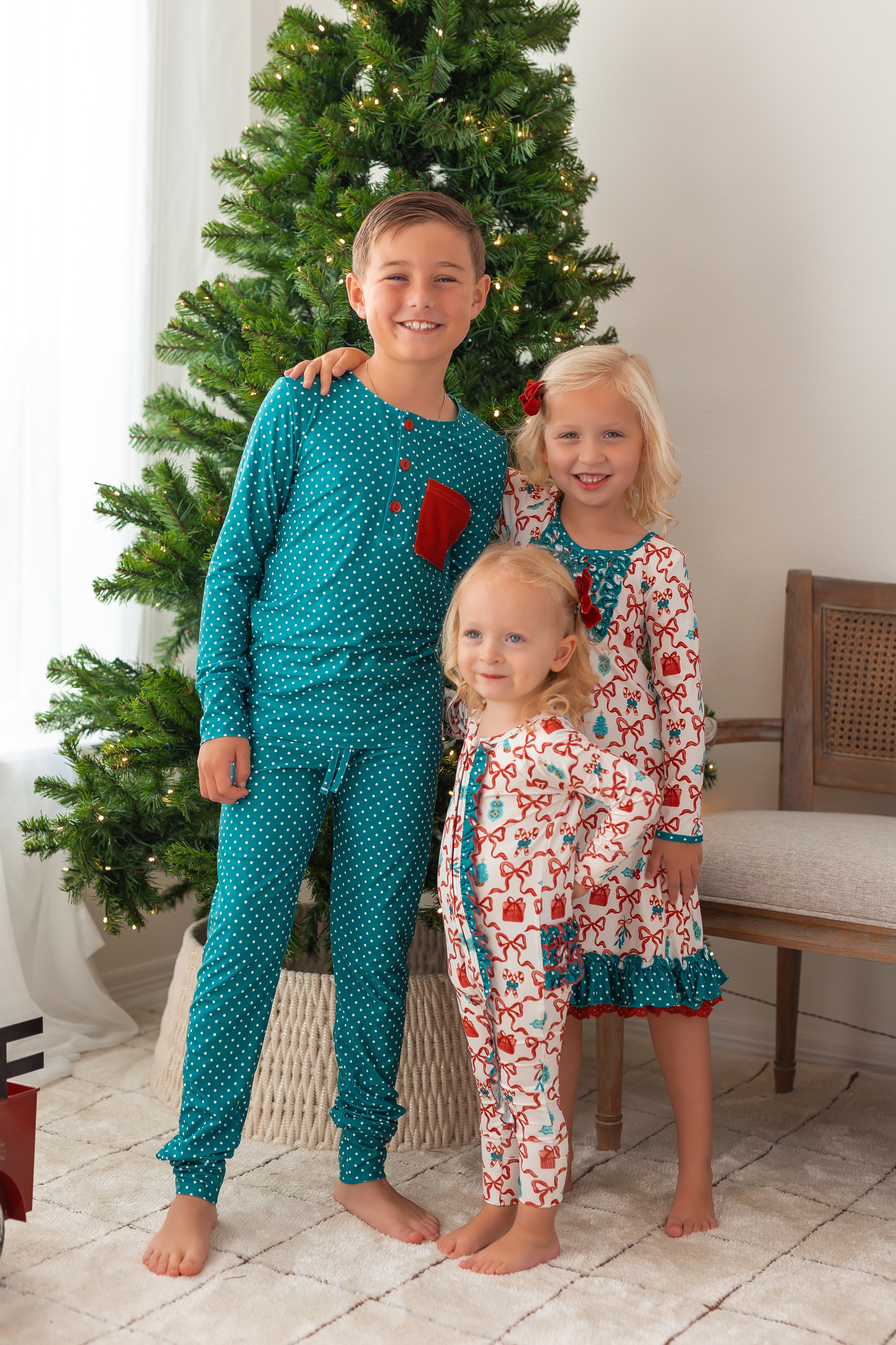 Boy's Loungewear Set - Trellis Tidings