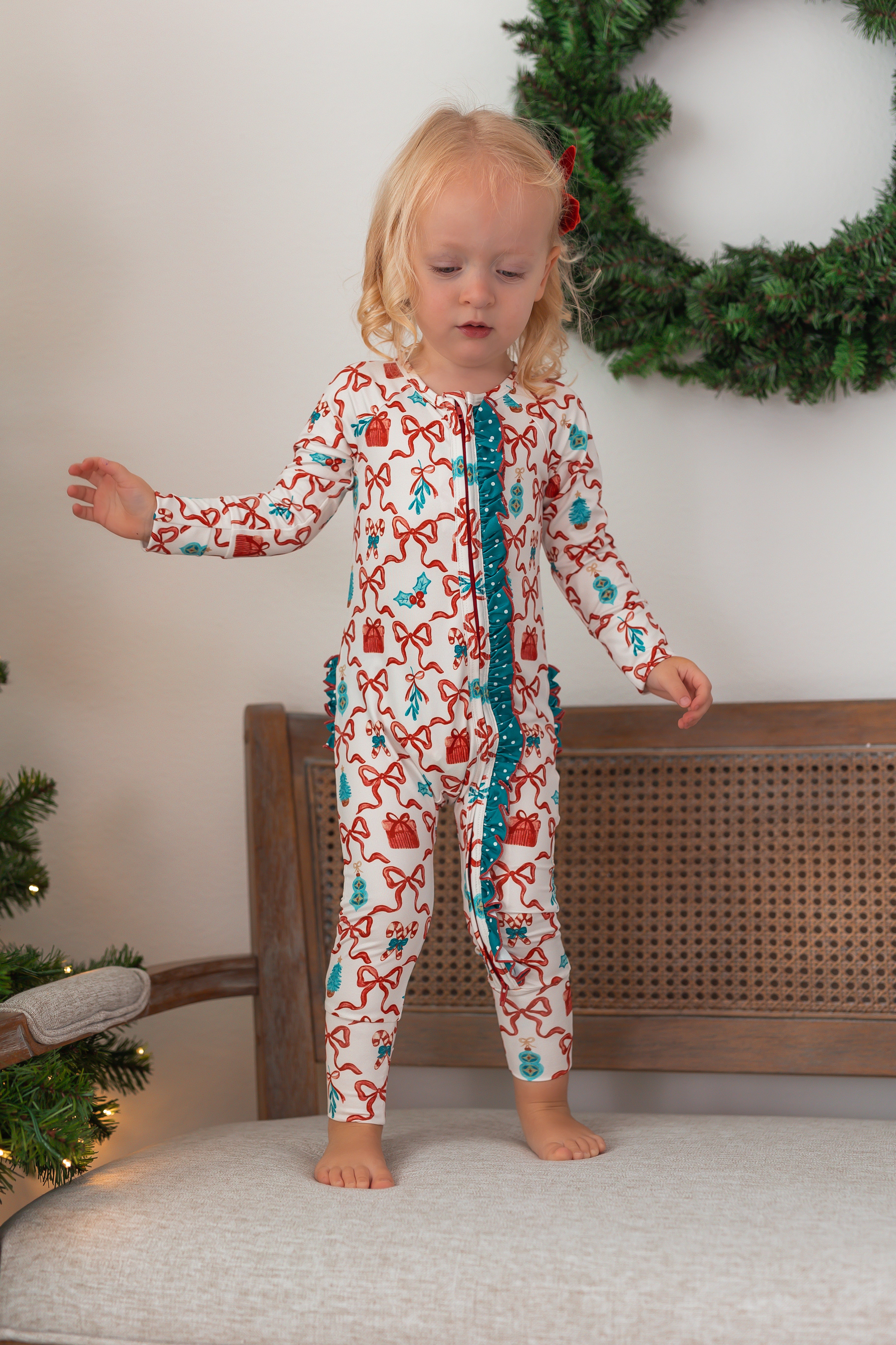 Zipper Loungewear - Trellis Tidings