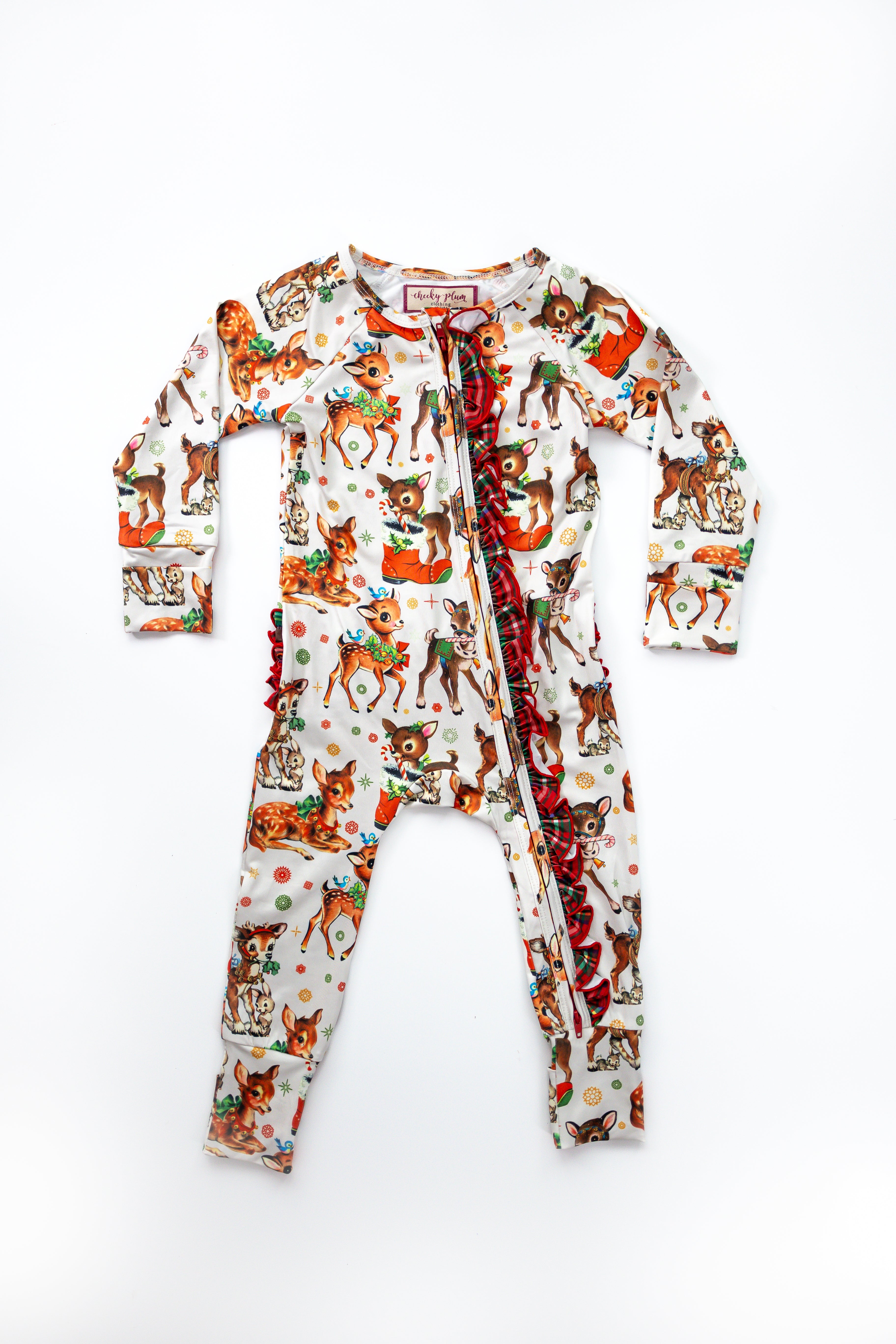 Zipper Loungewear - Retro Reindeer Charm (PRE-ORDER)