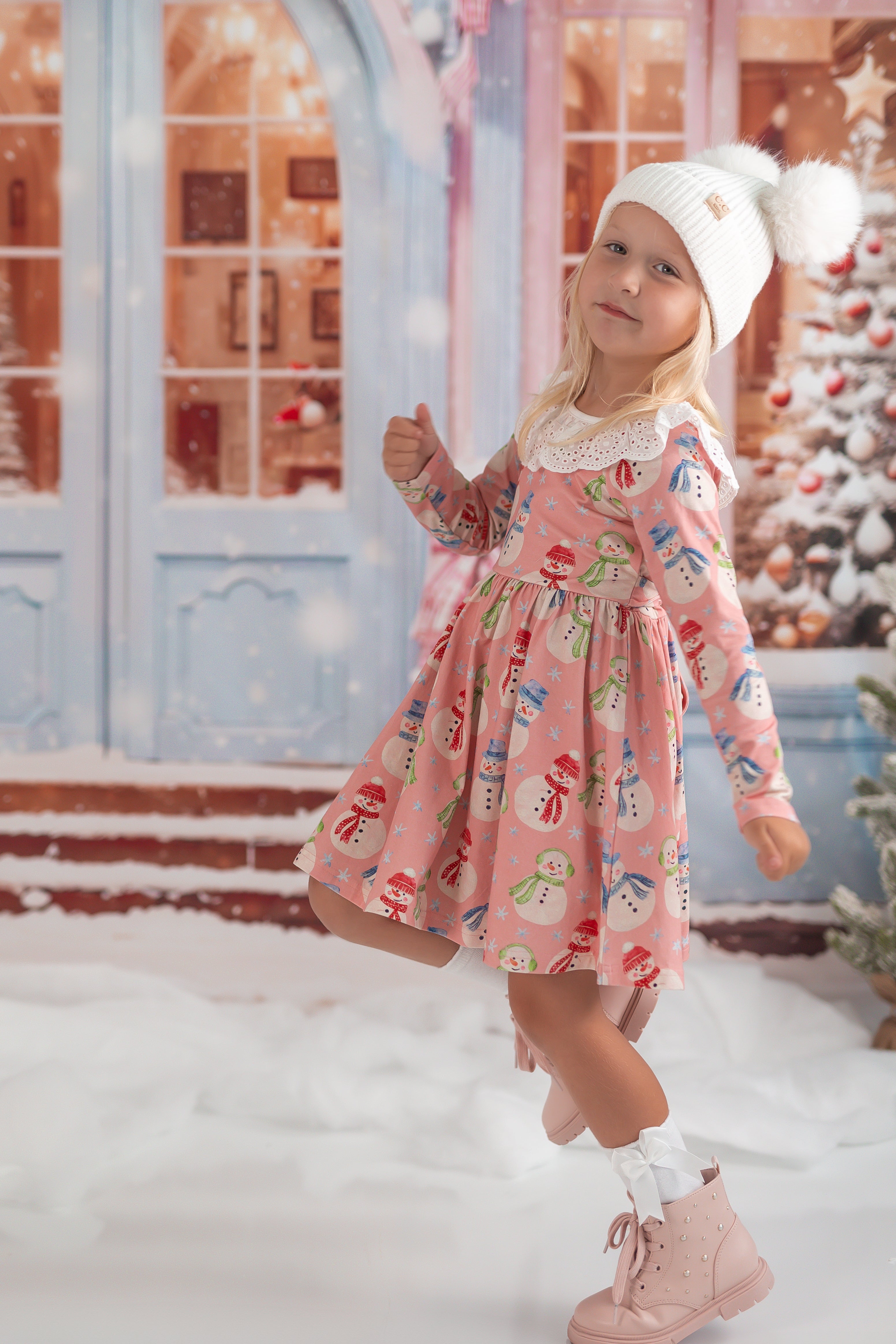 Penelope Dress - Frosty Fun