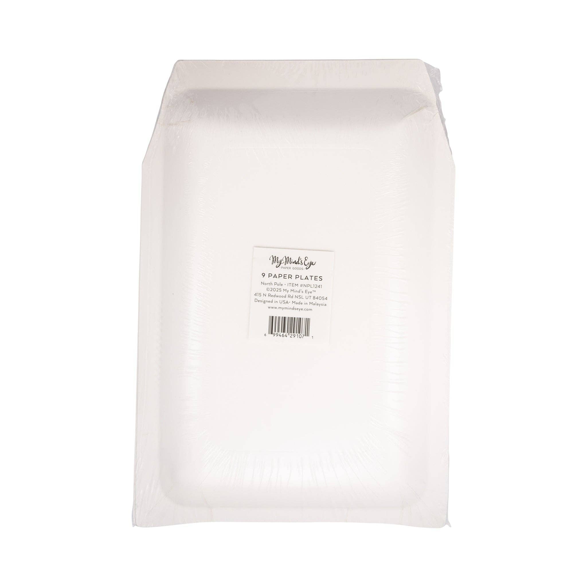 North Pole Plate Set - 9 PK
