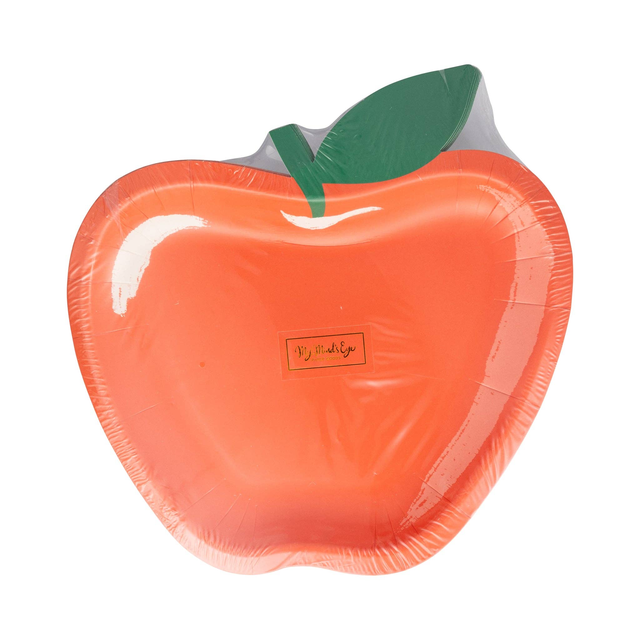 Apple Shaped Paper Plate - 8 PK