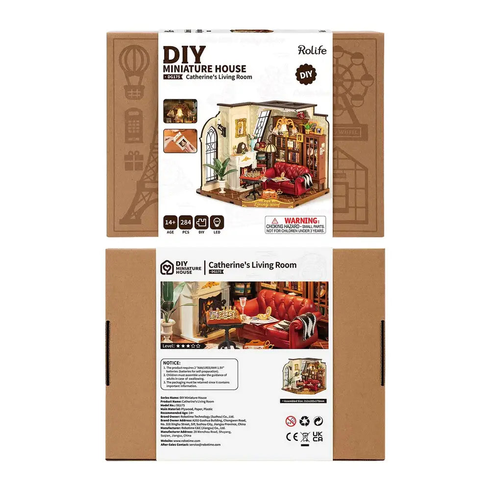 Catherine's Living Room DIY Miniature House