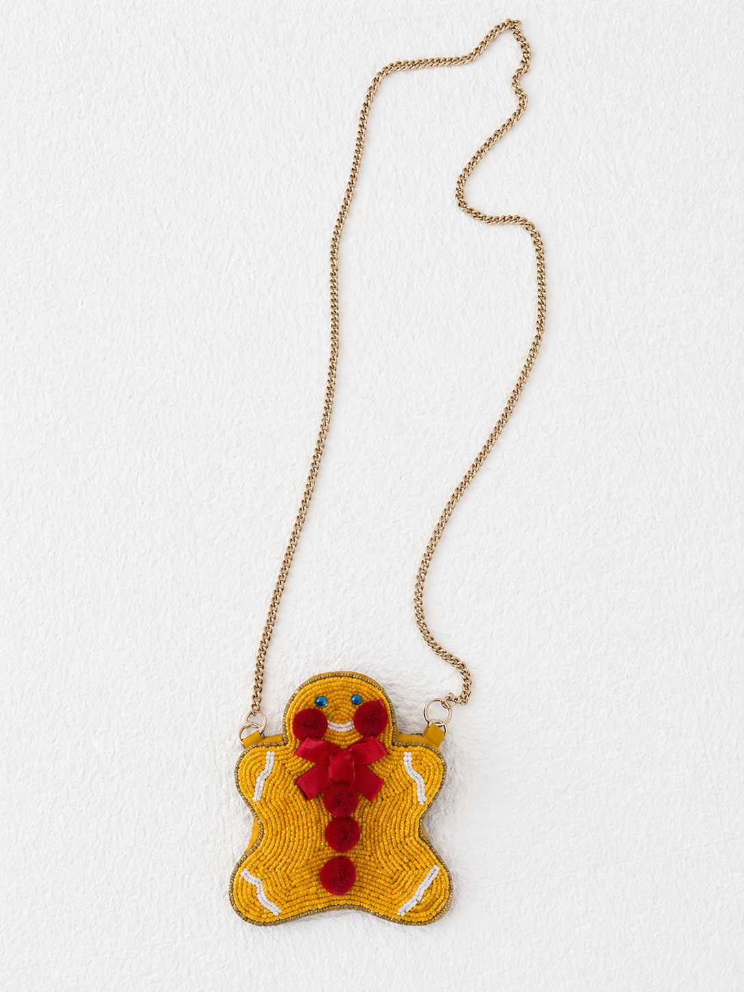 Beaded Purse - Gingerbread Man