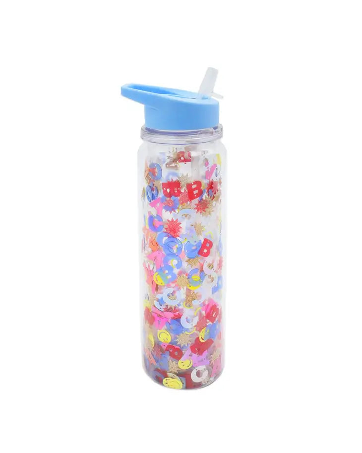 Packed Party Confetti Water Bottle | Little Letters