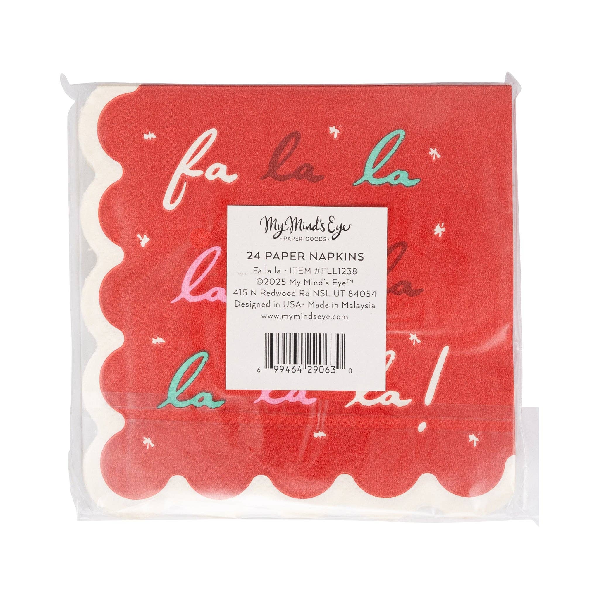 Fa La La Cocktail Napkin - 24 PK