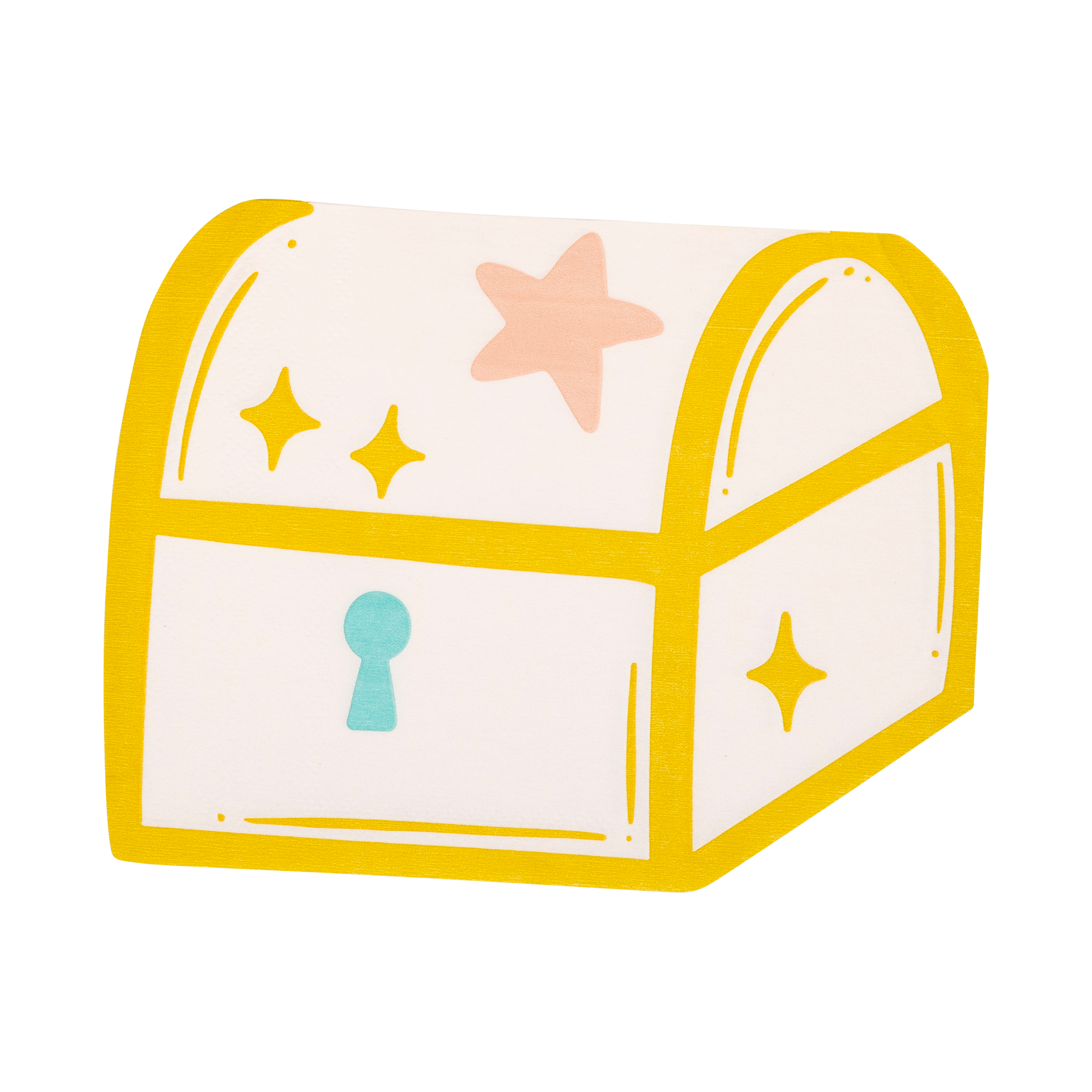 Mermaid Treasure Chest Napkin - 18 PK