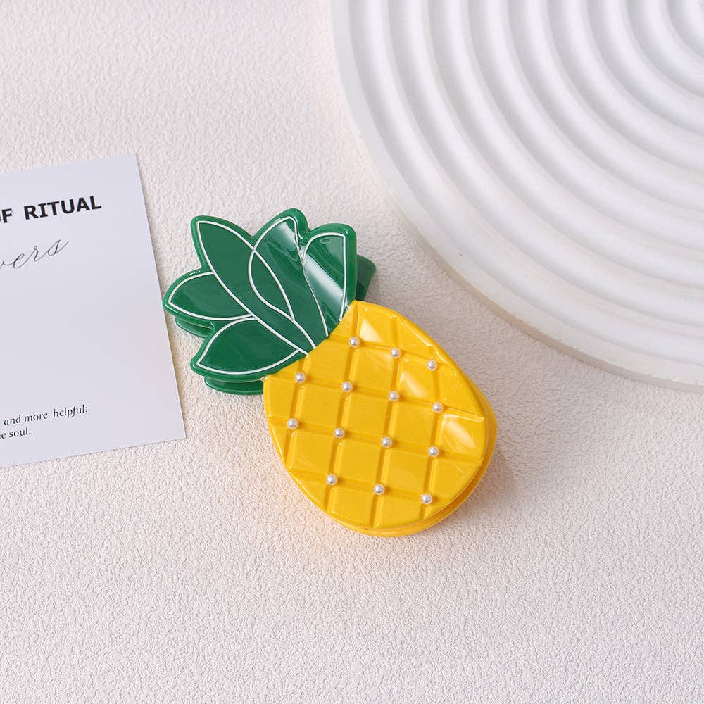Hair Claw Clip - Pineapple