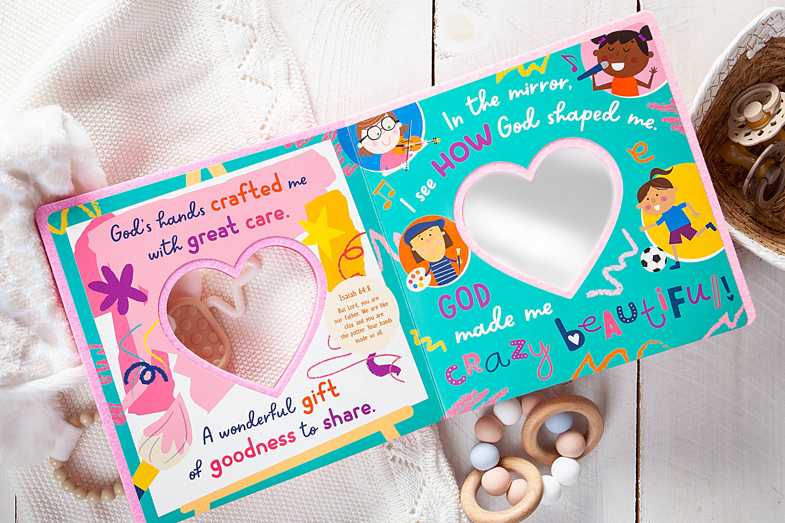 God Made Me Crazy Beautiful Board Book