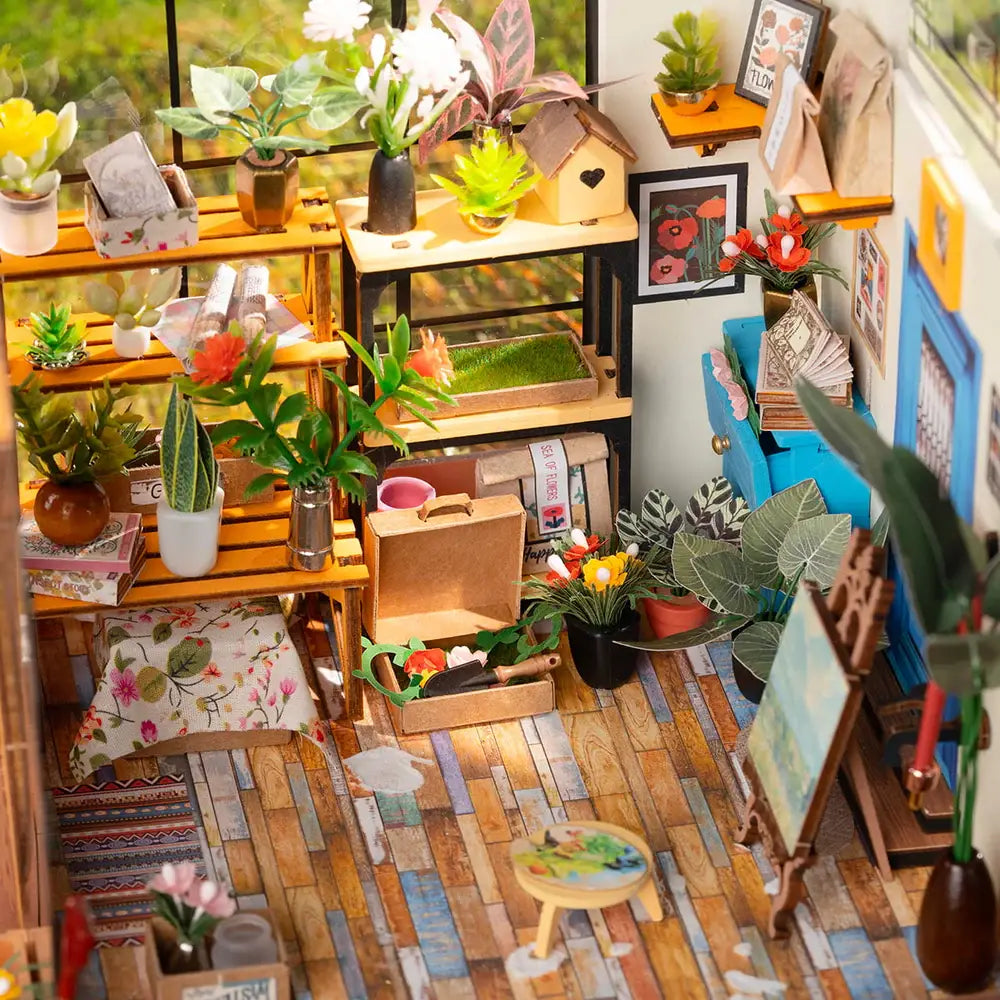 Cathy Flower House DIY Miniature House