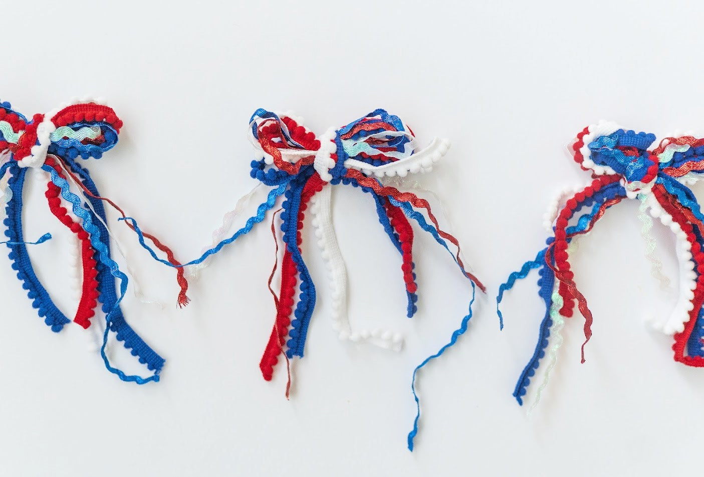 Textured Hair Bow - Let Freedom Ring