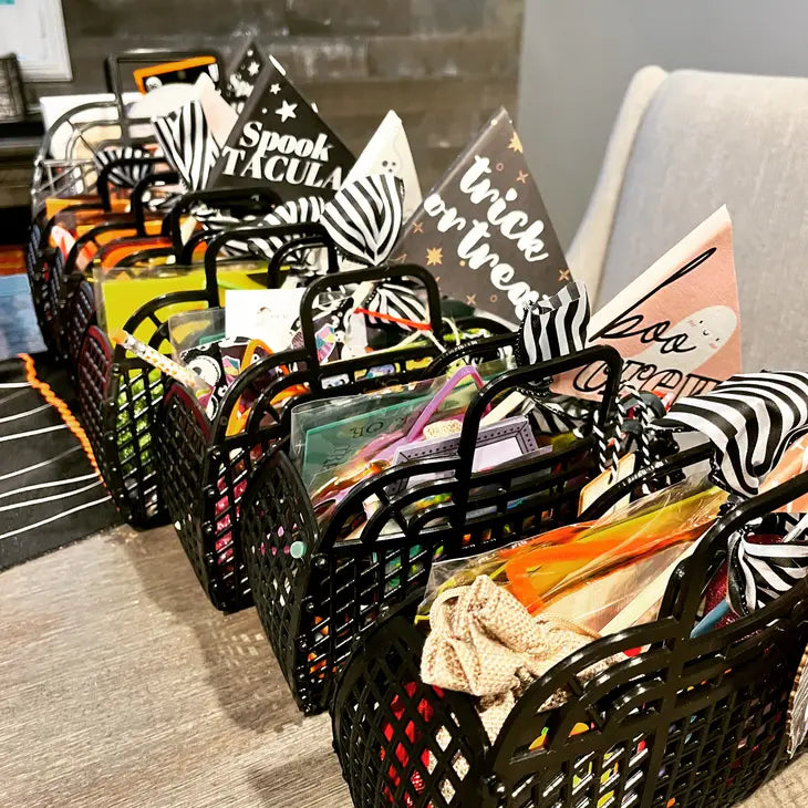 Retro Basket Jelly Bag - Black