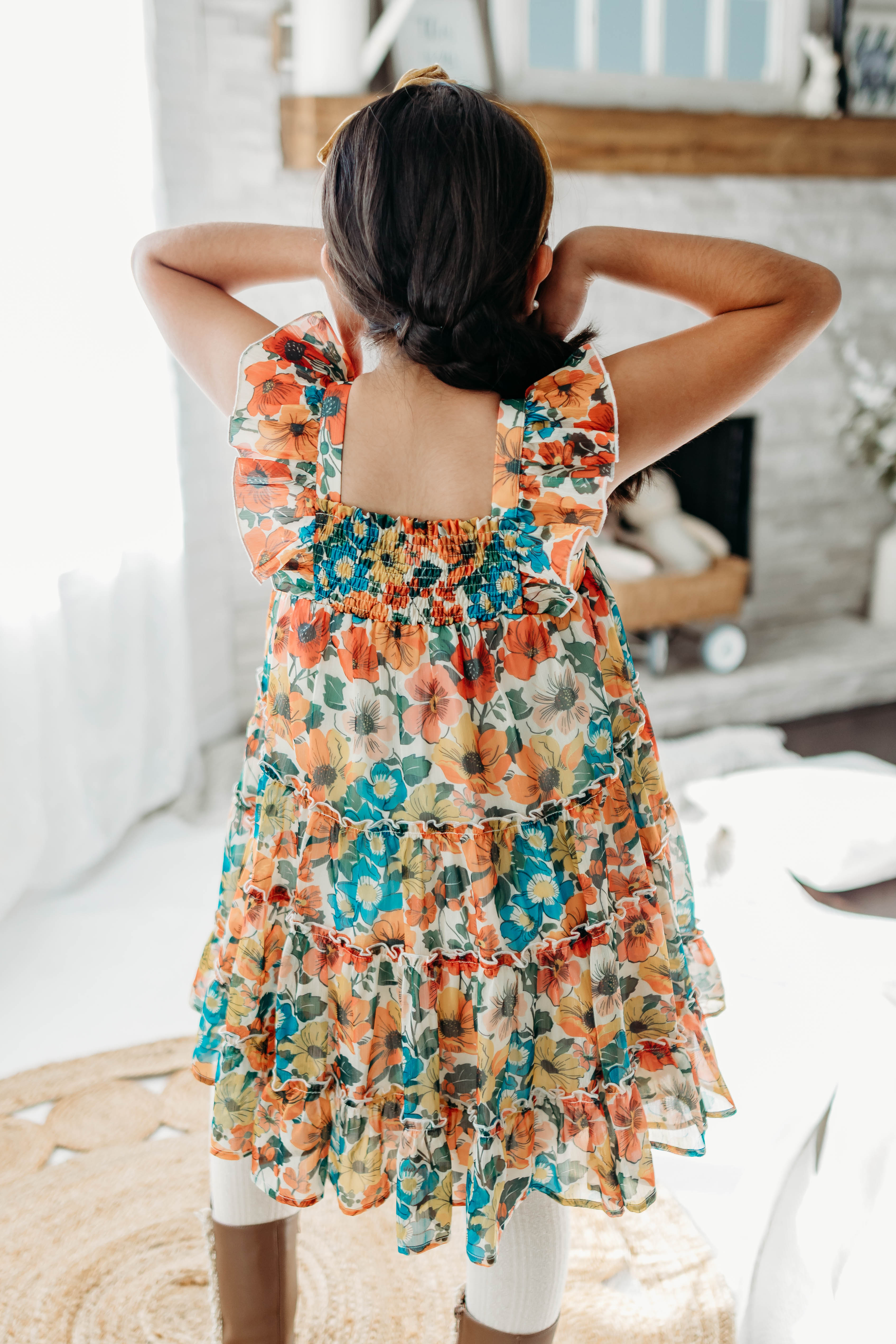 Brielle Shimmer Dress - Teal Revival
