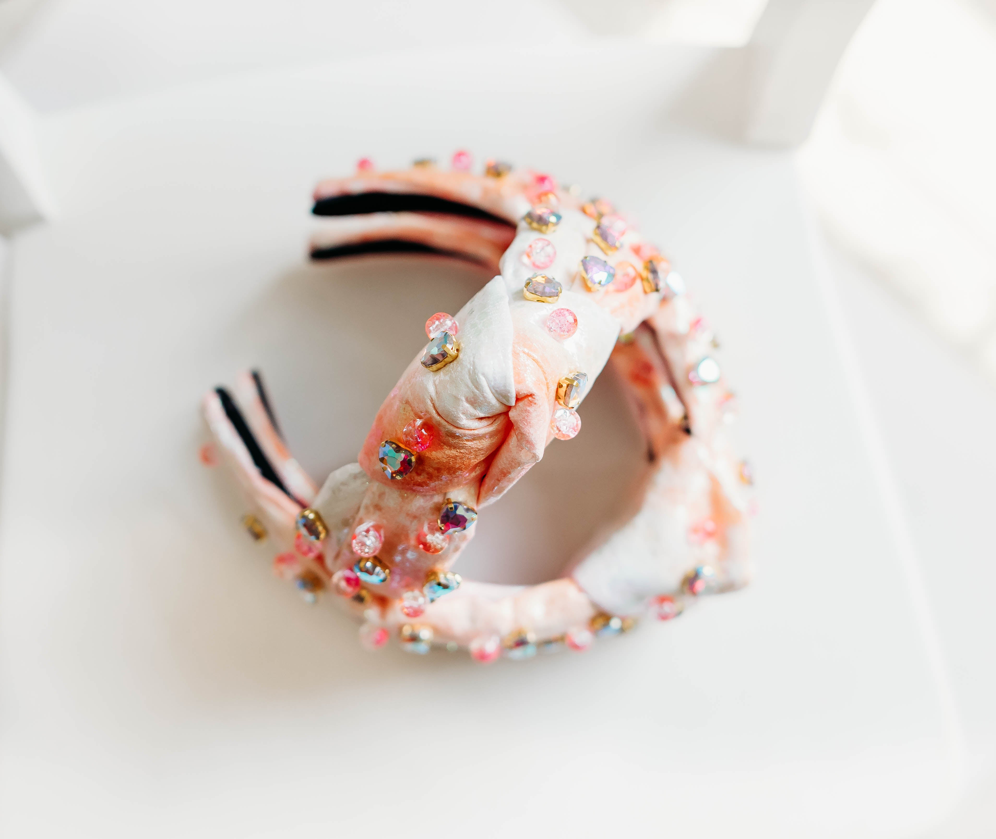 Beaded Headband - Dreamsicle