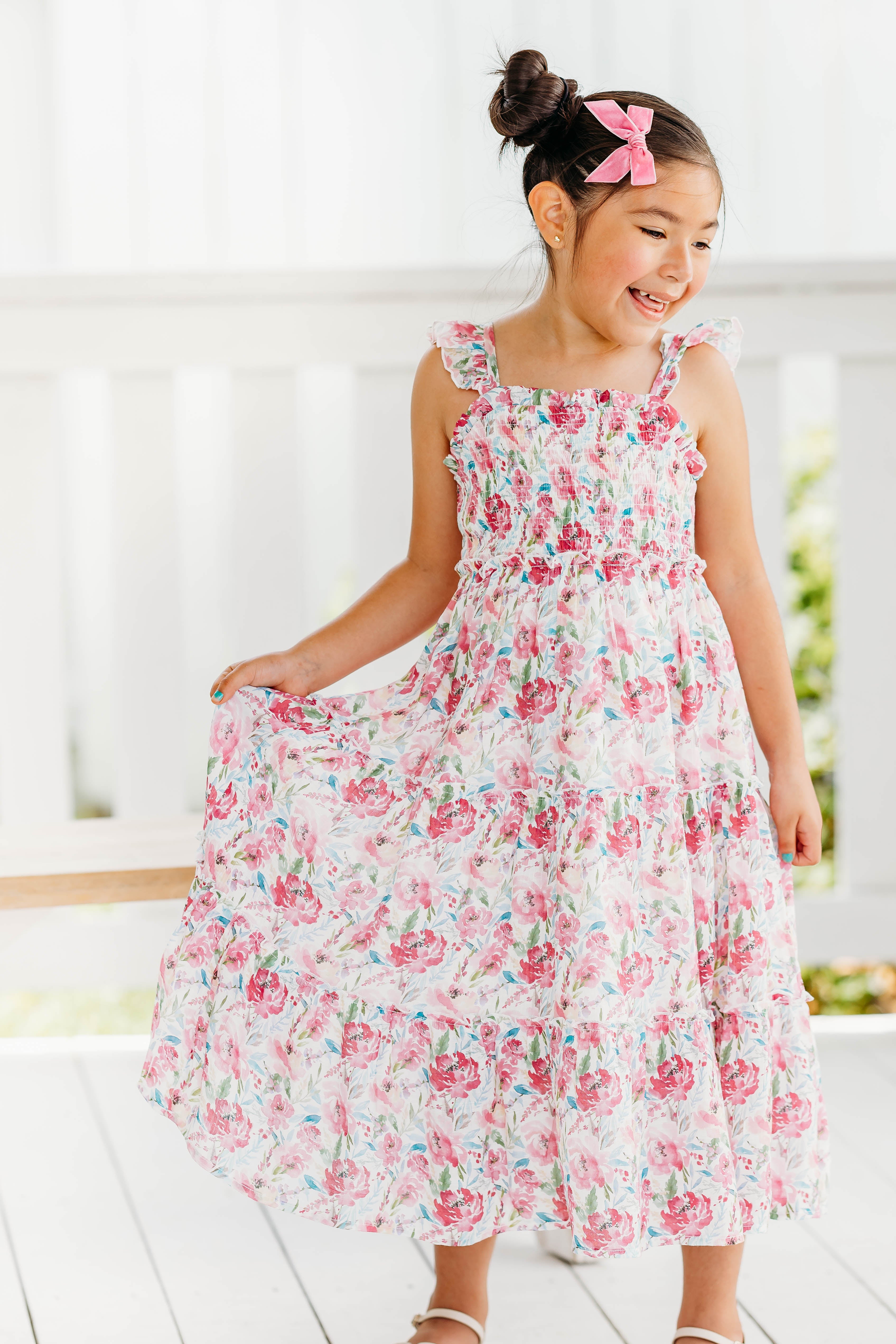 Fiona Maxi Dress - Sakura Blossom