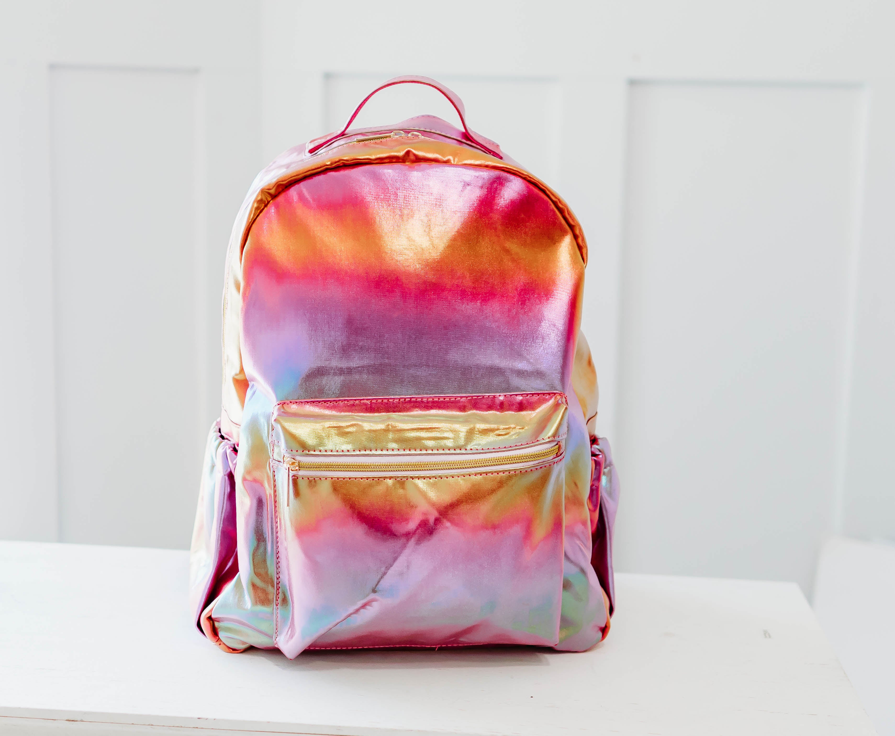 Bree Backpack - Metallic Fuchsia