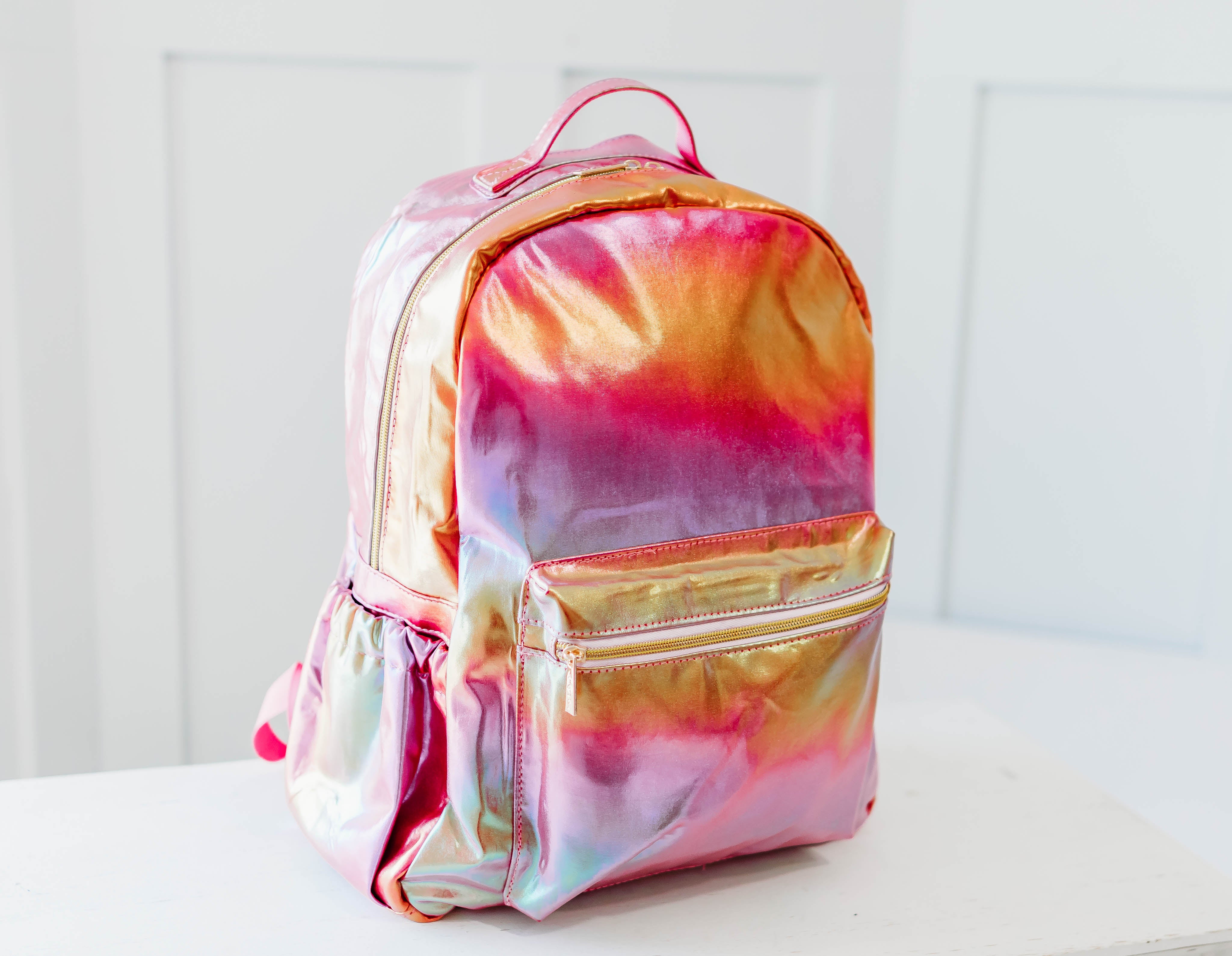 Bree Backpack - Metallic Fuchsia