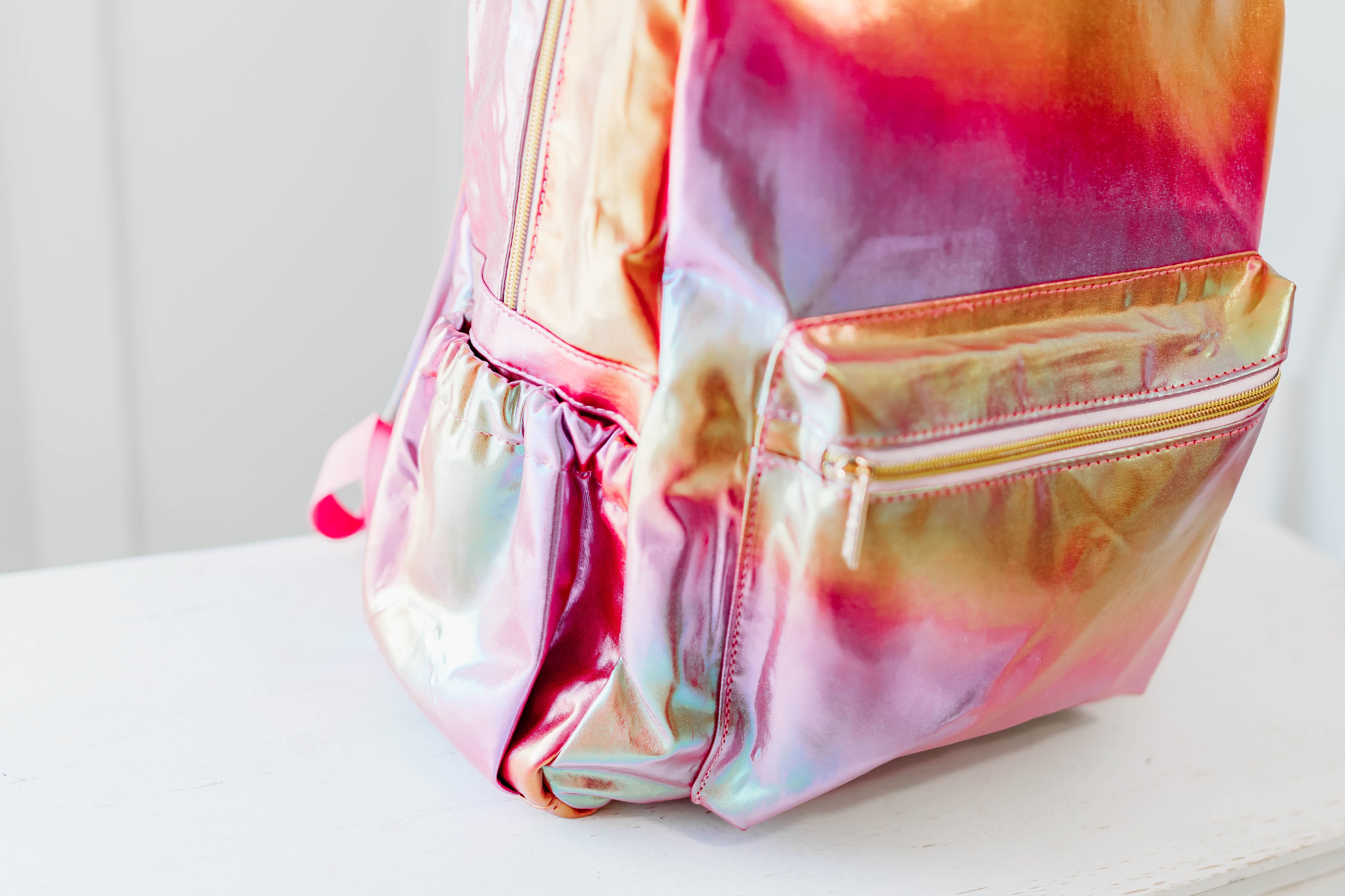 Bree Backpack - Metallic Fuchsia