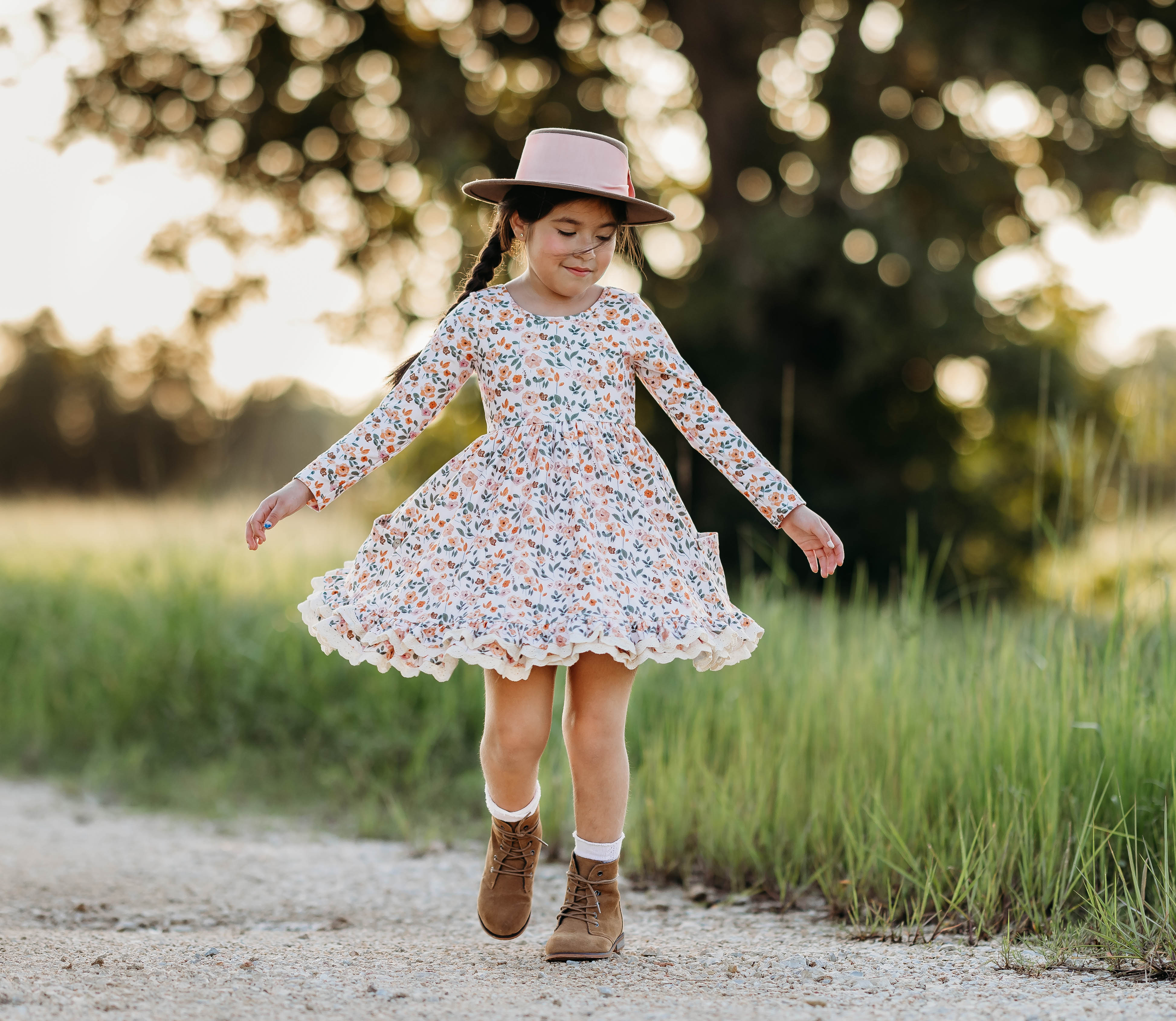 Myra Knit Dress - Harvest Bloom