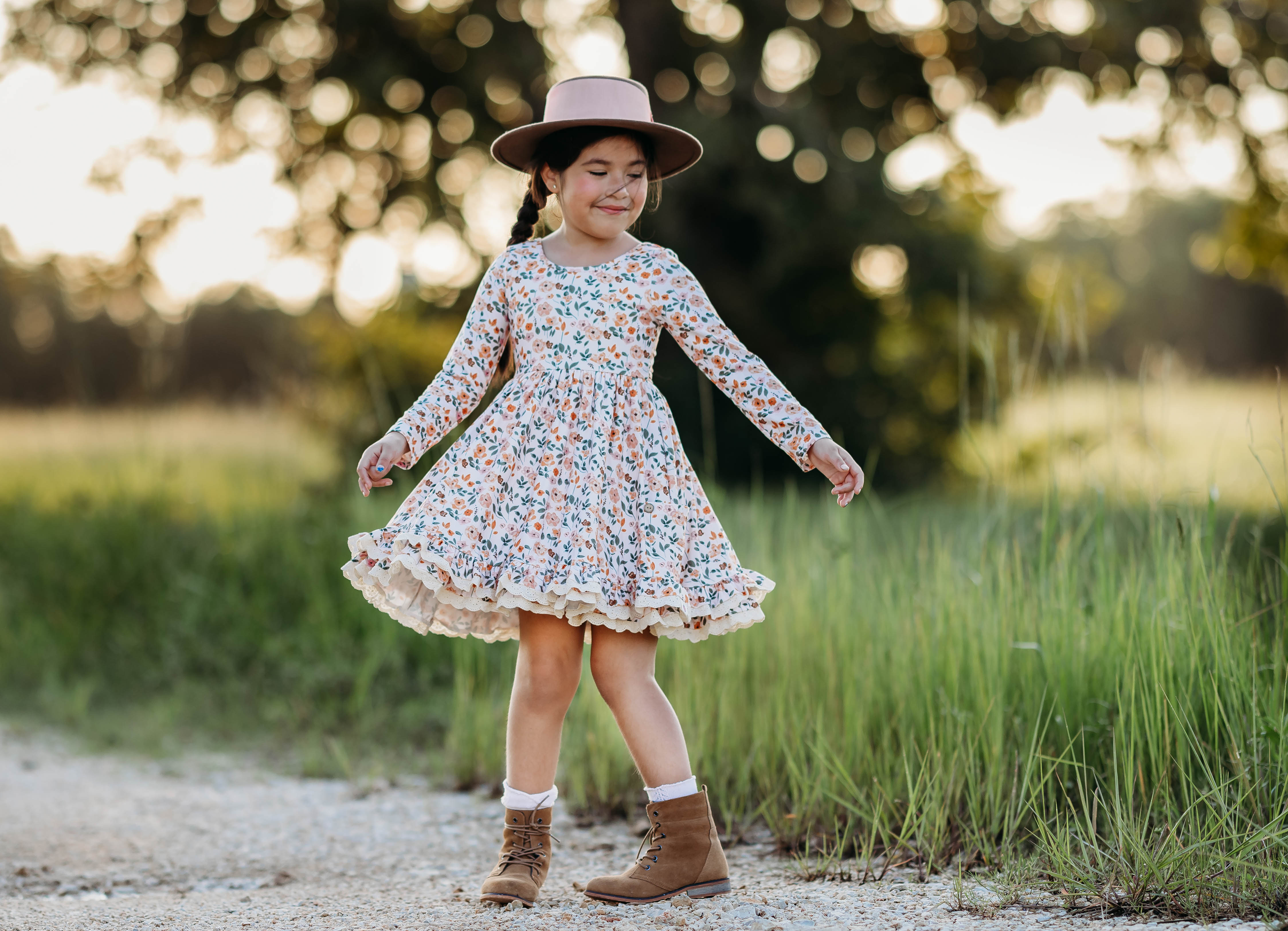 Myra Knit Dress - Harvest Bloom