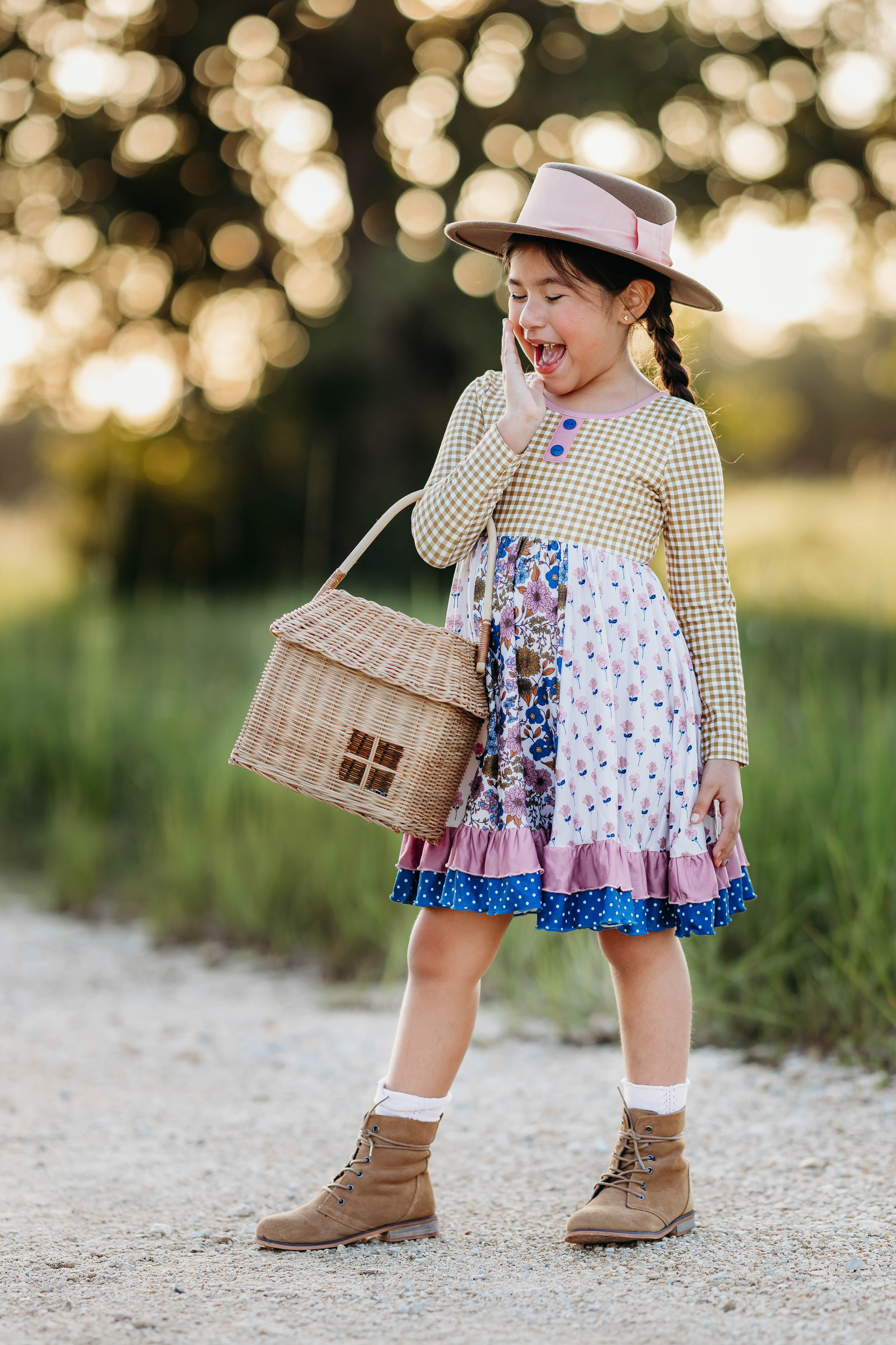 Kate Knit Dress - Violet Fields