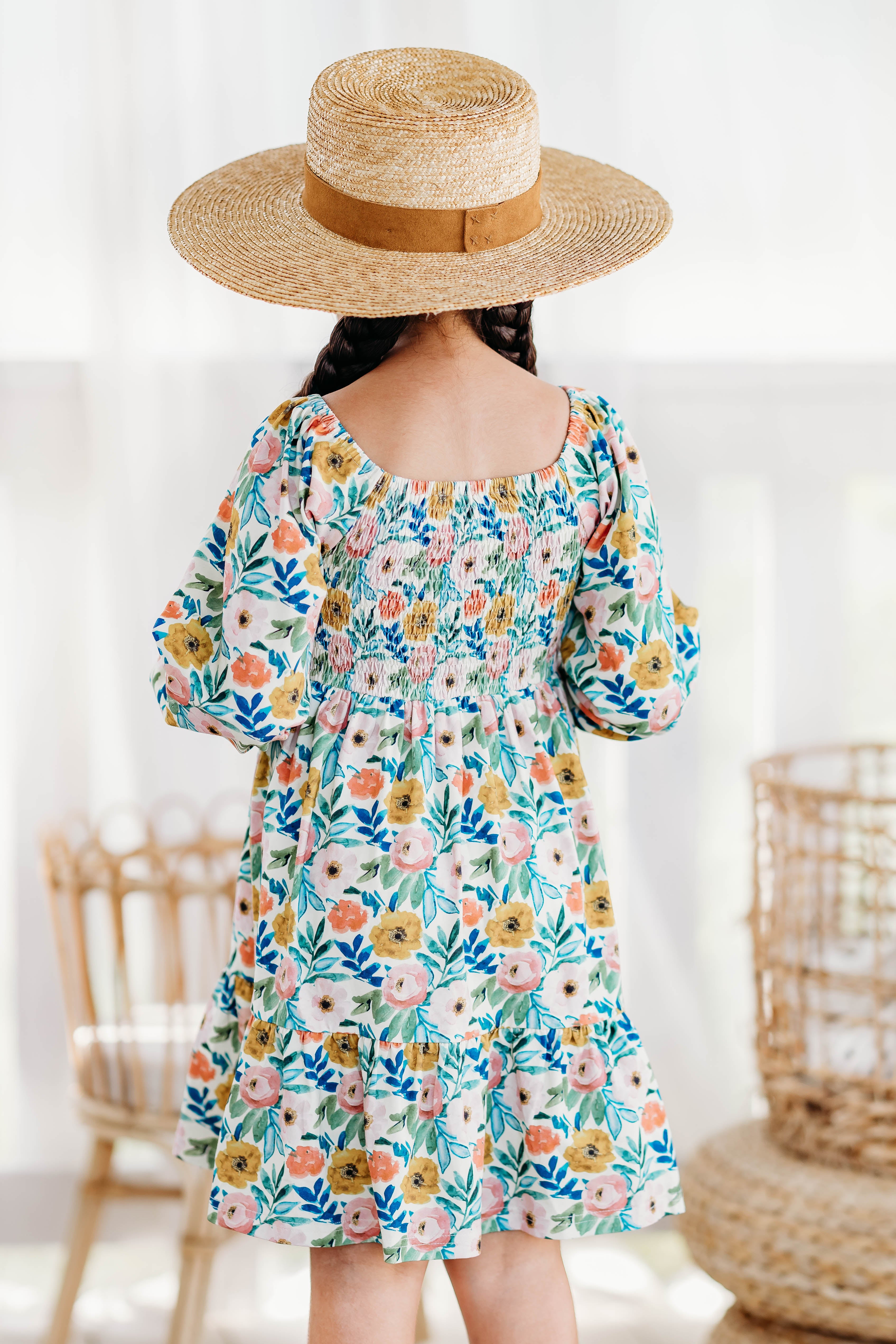 Sadie Knit Dress - Bluebell Sunshine (PRE-ORDER)