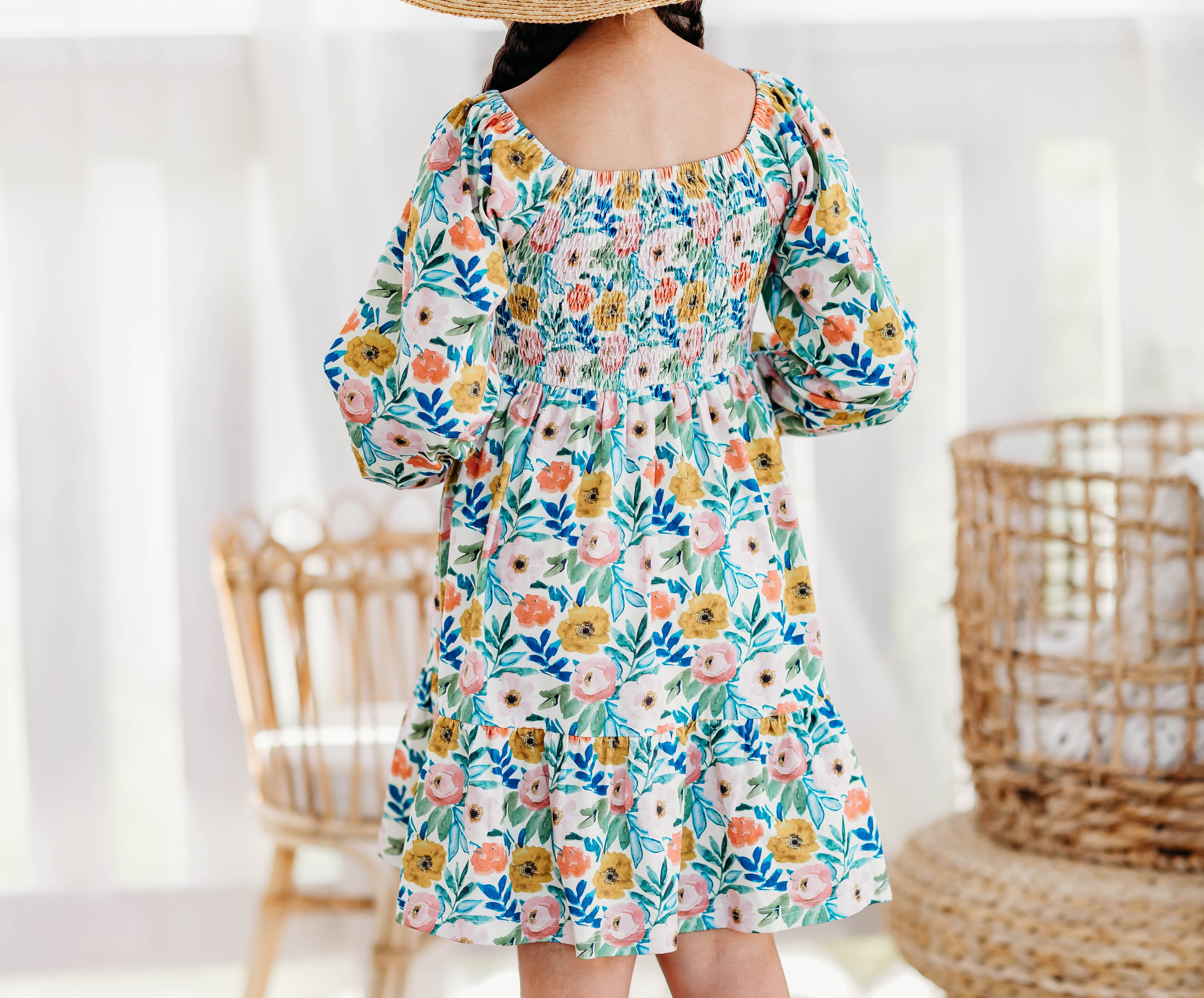 Sadie Knit Dress - Bluebell Sunshine (PRE-ORDER)