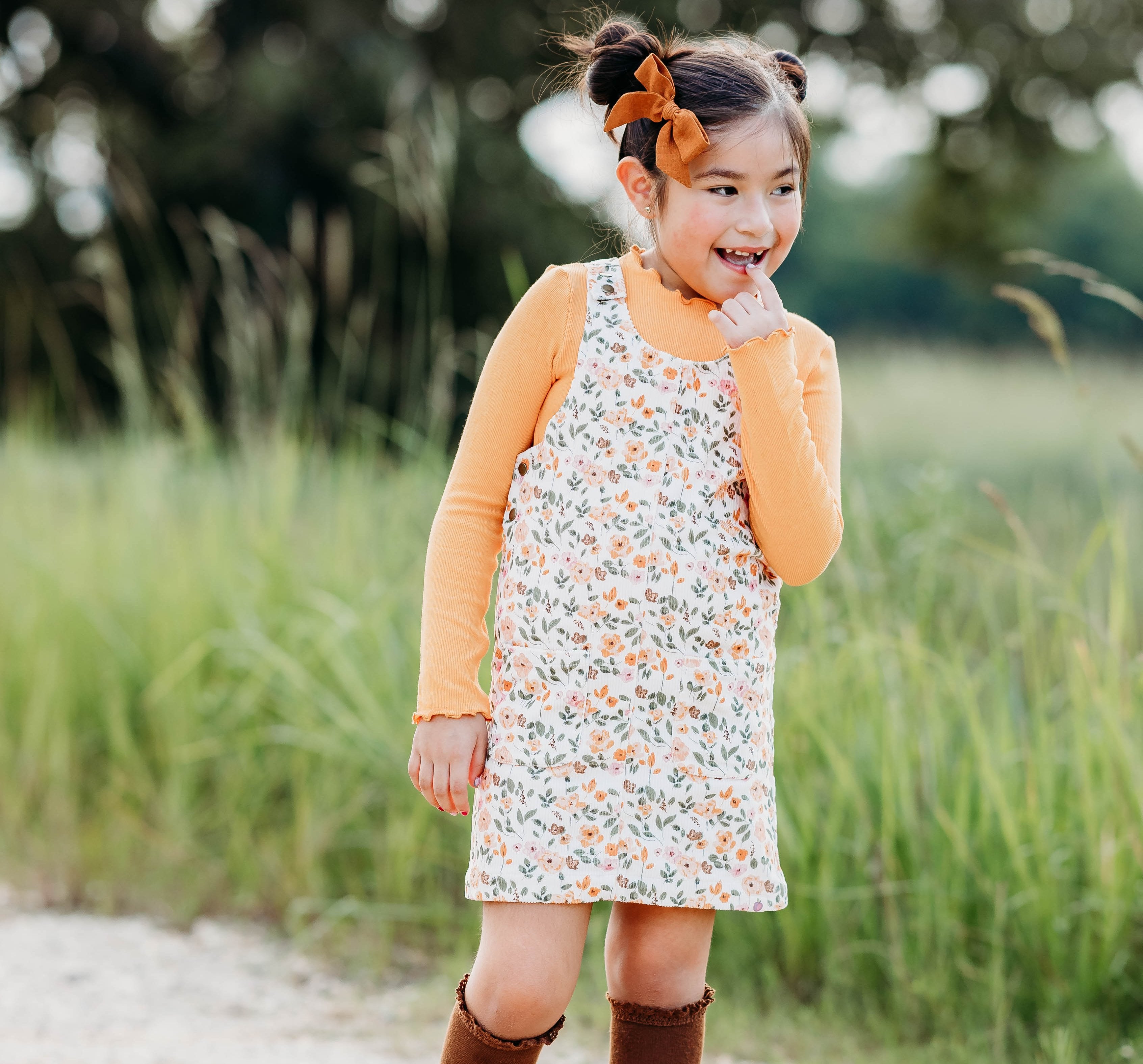 Parker Corduroy Jumper Set - Harvest Bloom