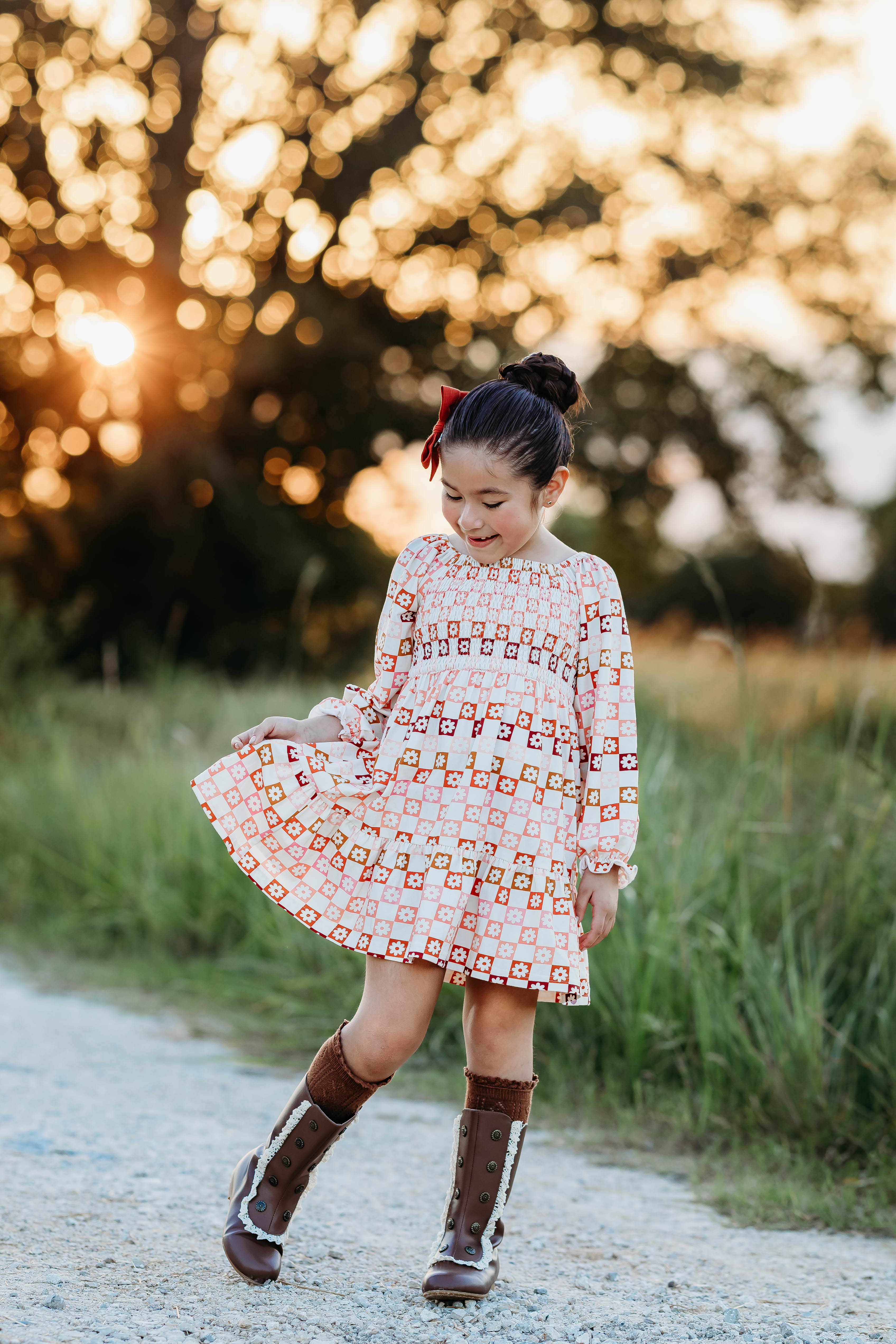 Sadie Dress - Peace and Plaid