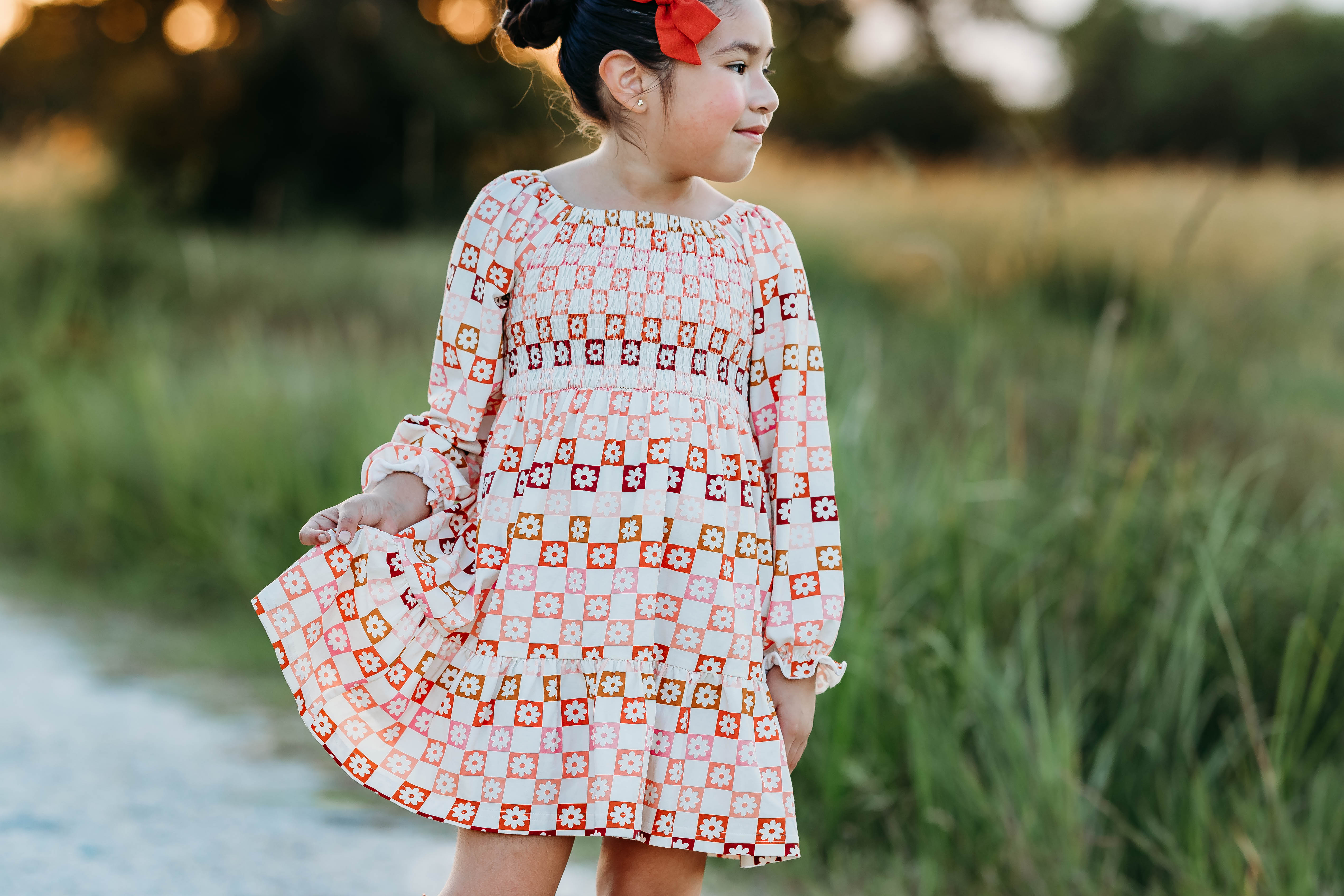 Sadie Dress - Peace and Plaid