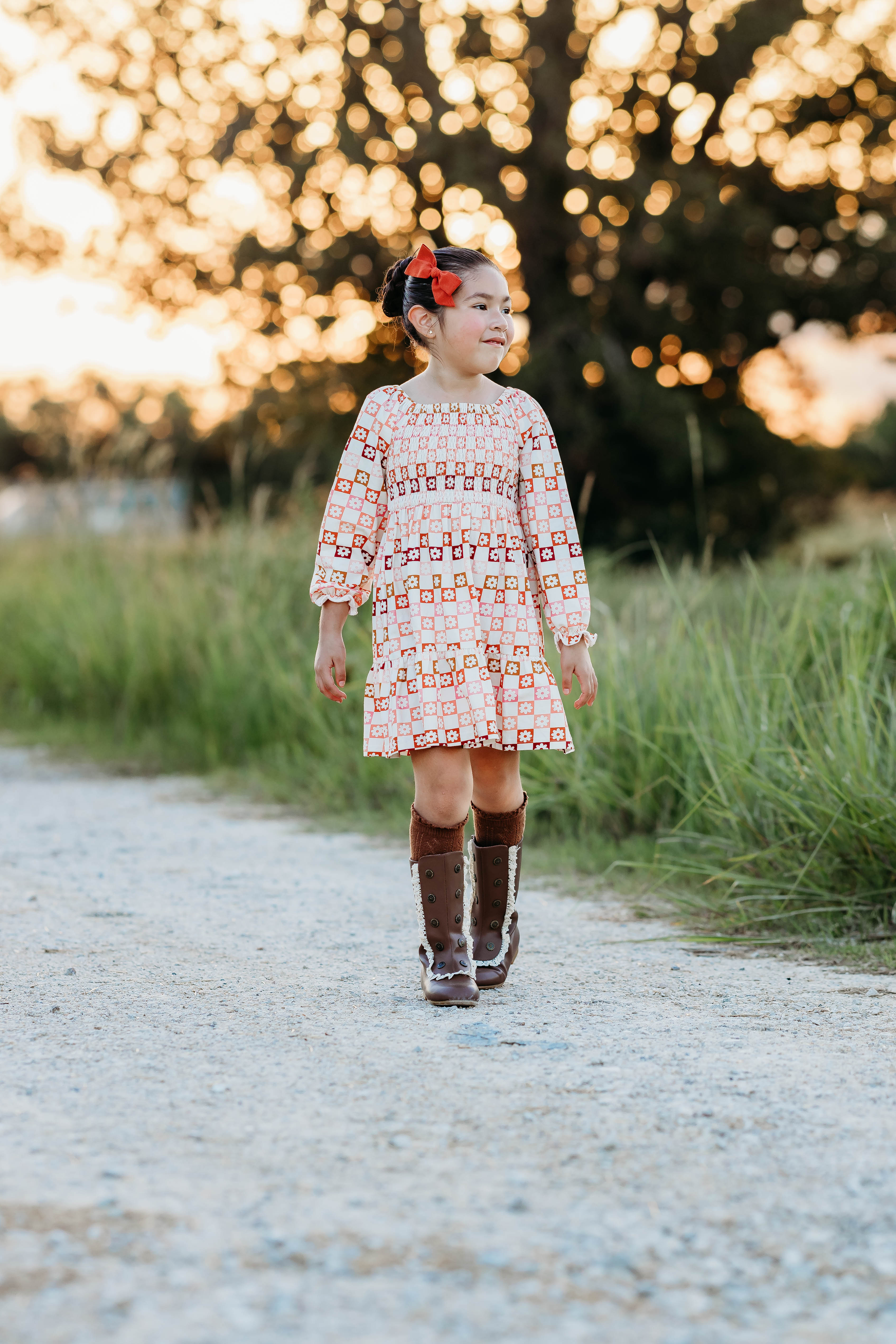 Sadie Dress - Peace and Plaid