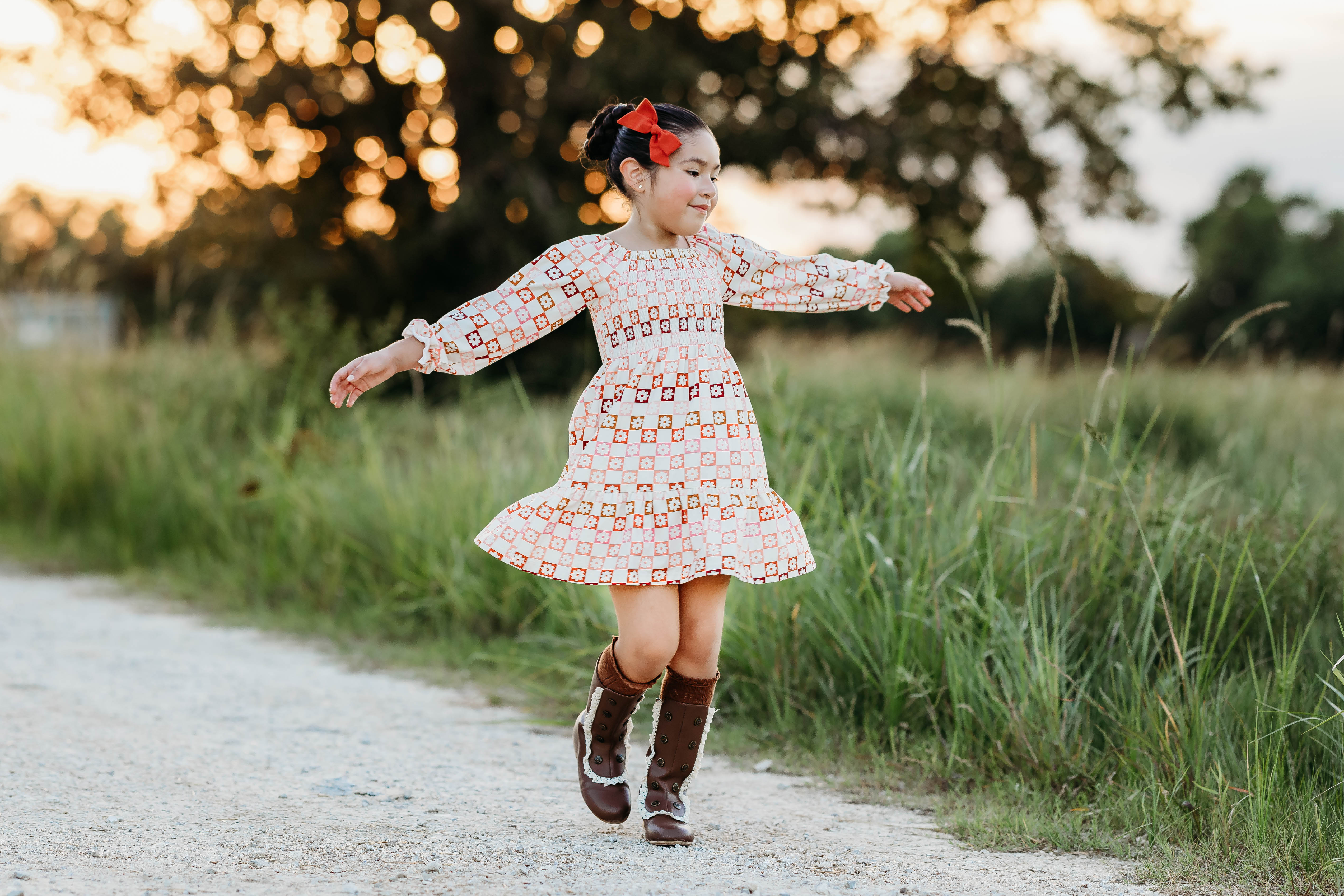 Sadie Dress - Peace and Plaid