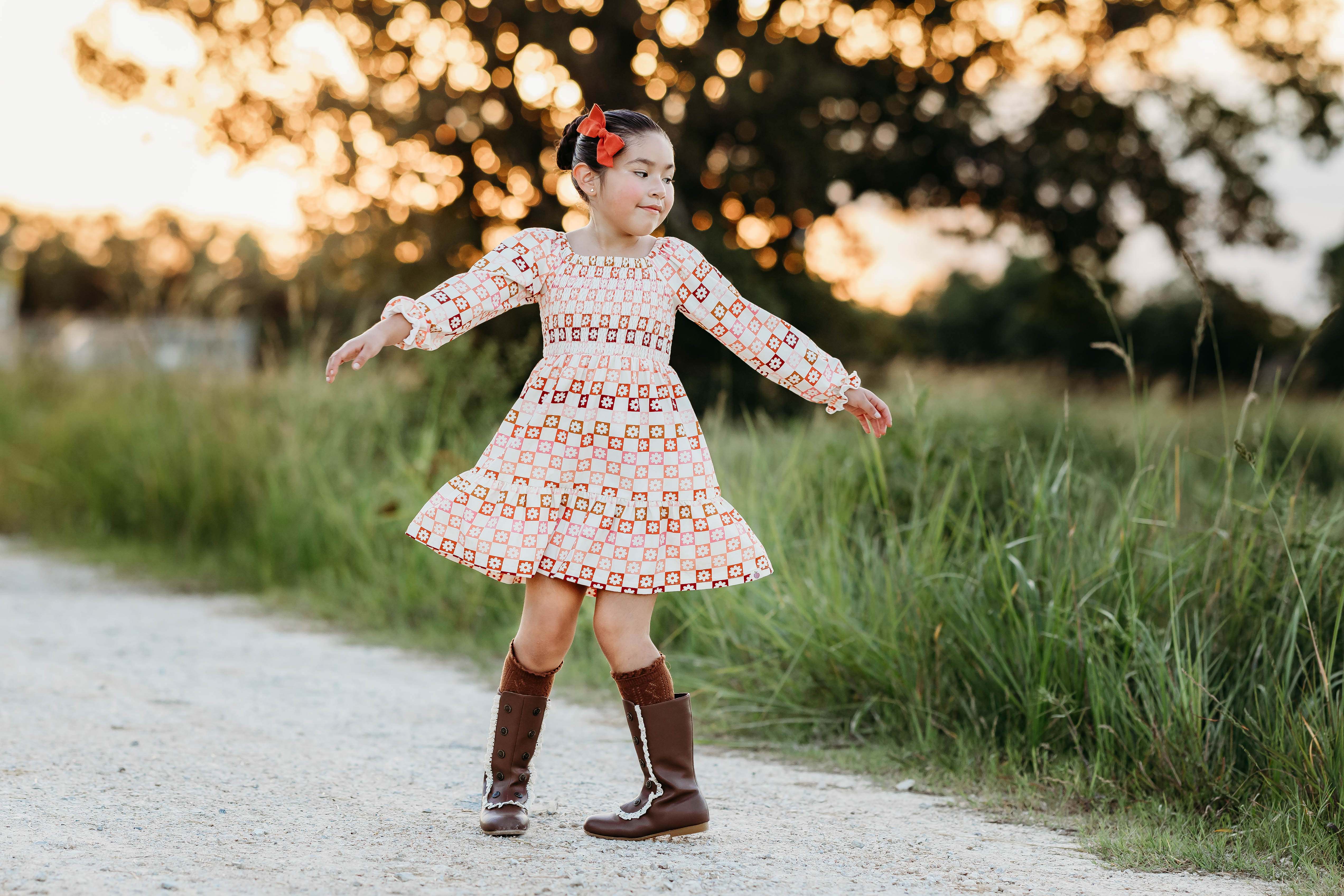 Sadie Dress - Peace and Plaid