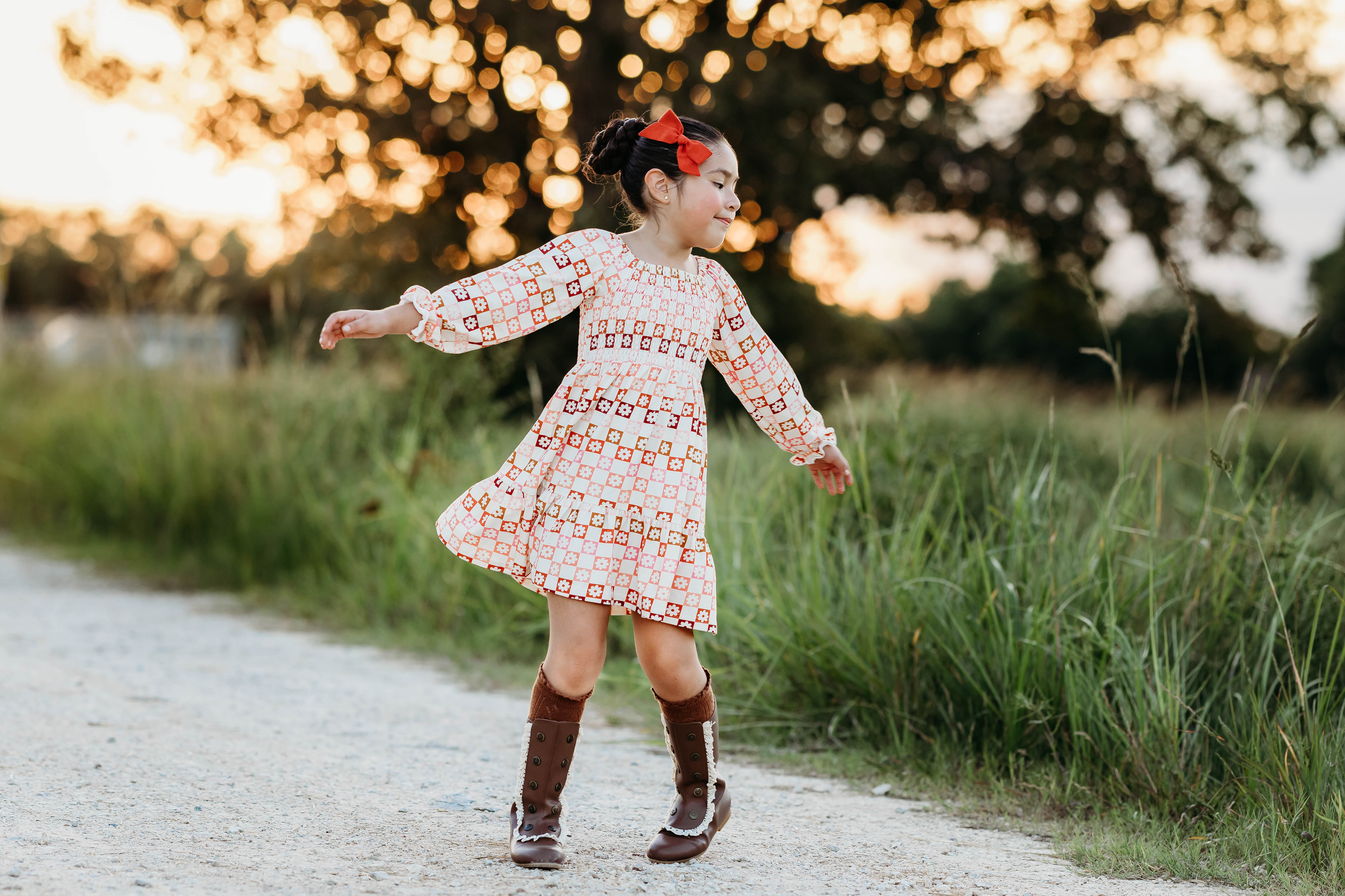 Sadie Dress - Peace and Plaid