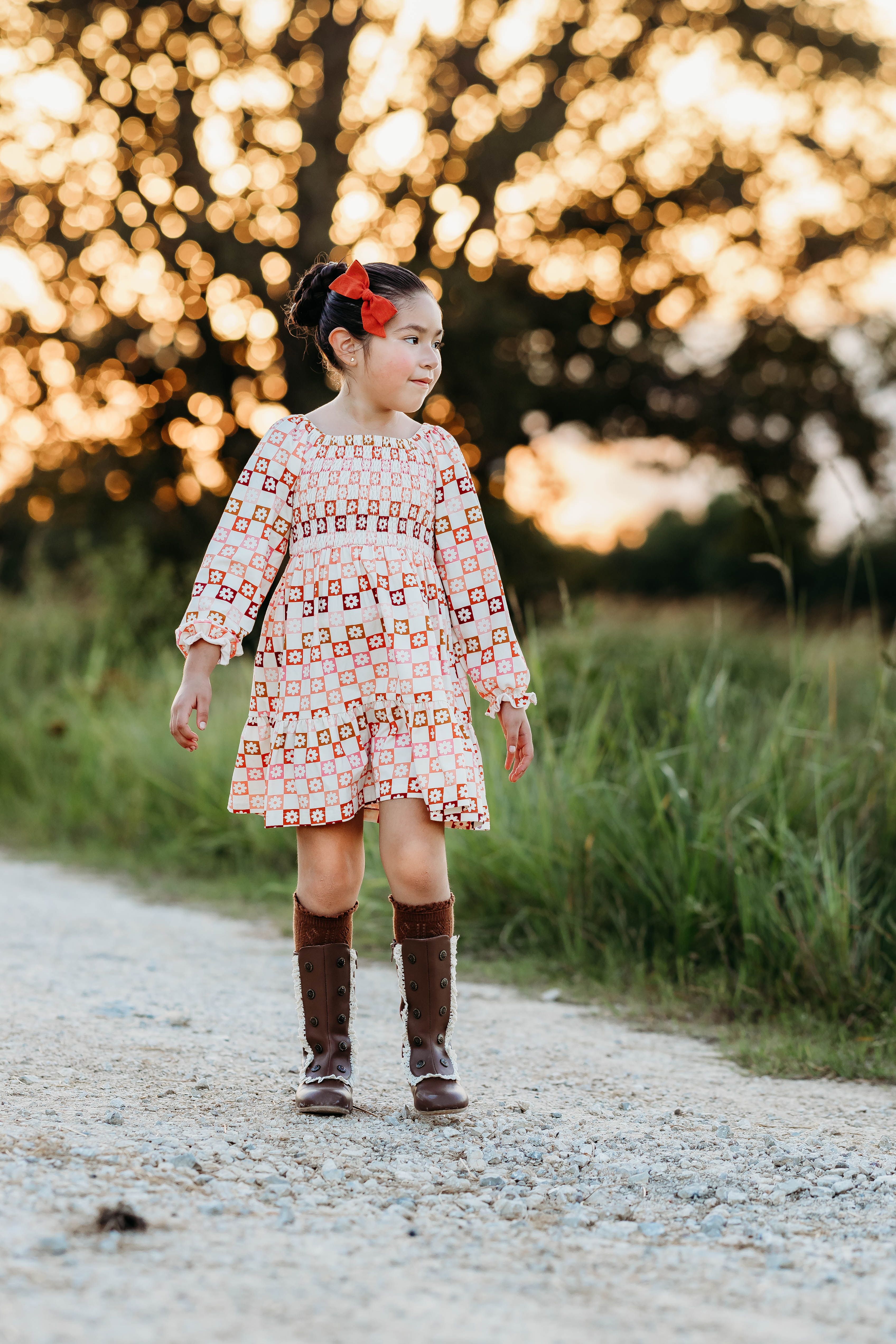 Sadie Dress - Peace and Plaid