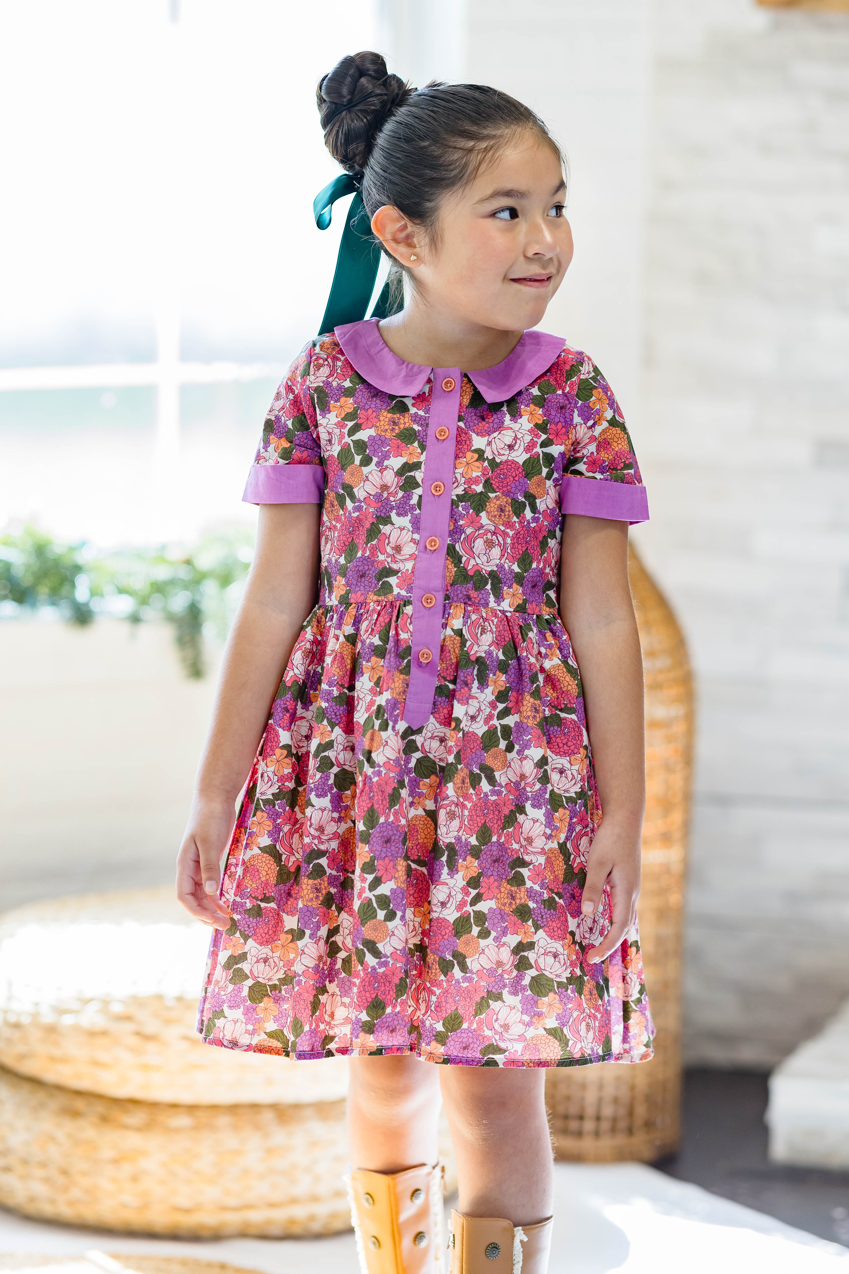 Ruby Mae Dress - Rustic Rose