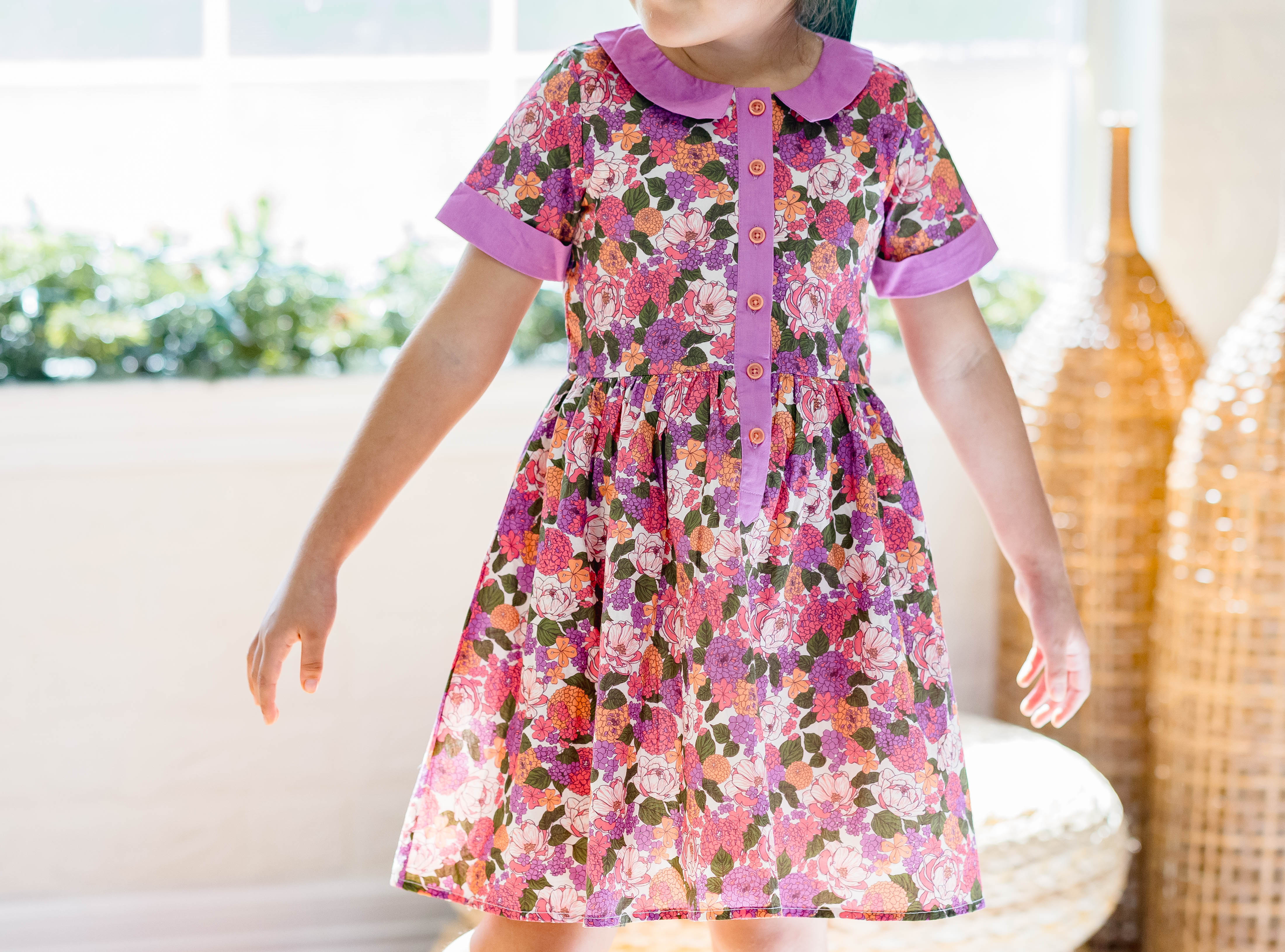 Ruby Mae Dress - Rustic Rose