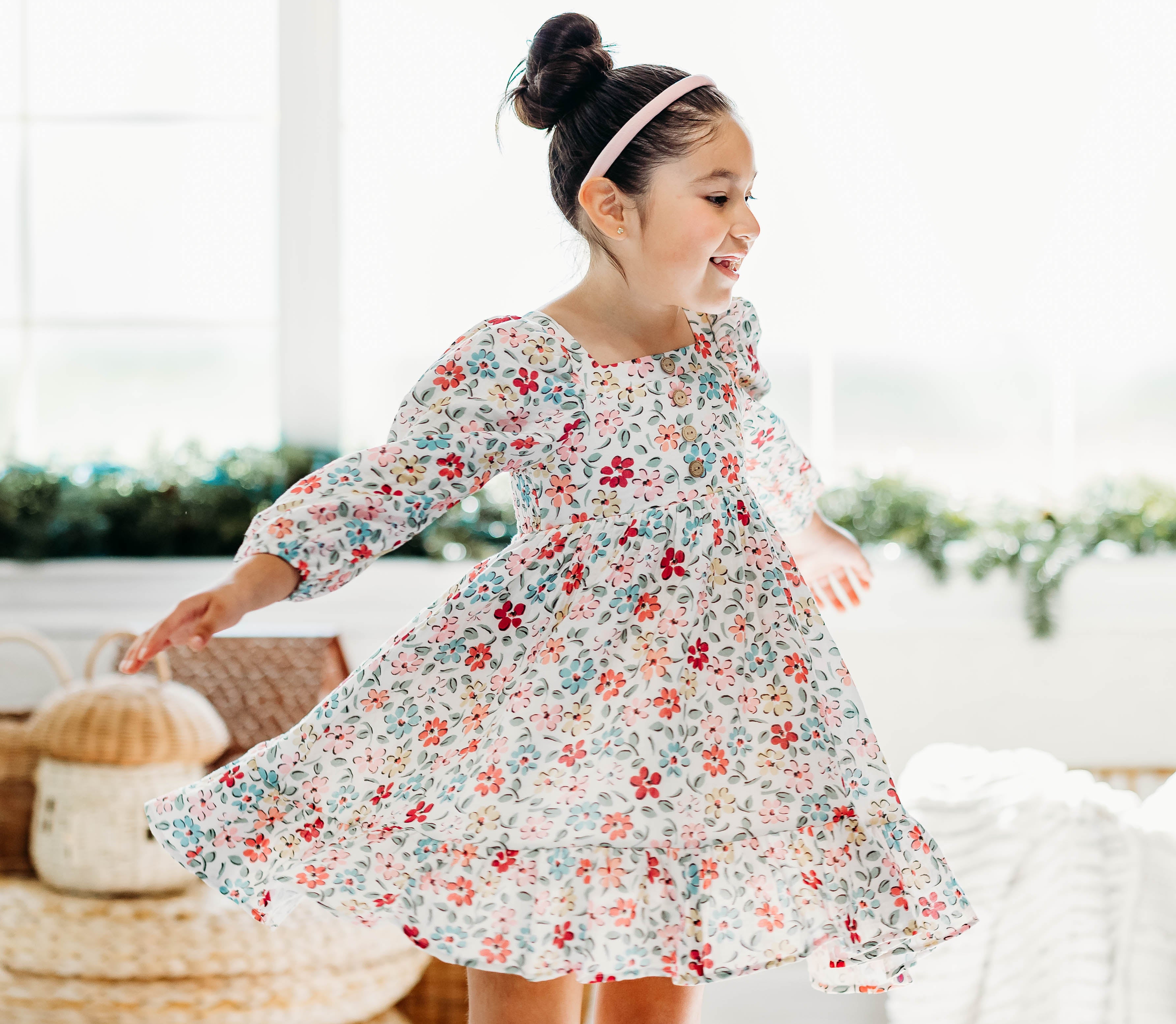 Puff Sleeve Gauze Dress - Acorn Adventure