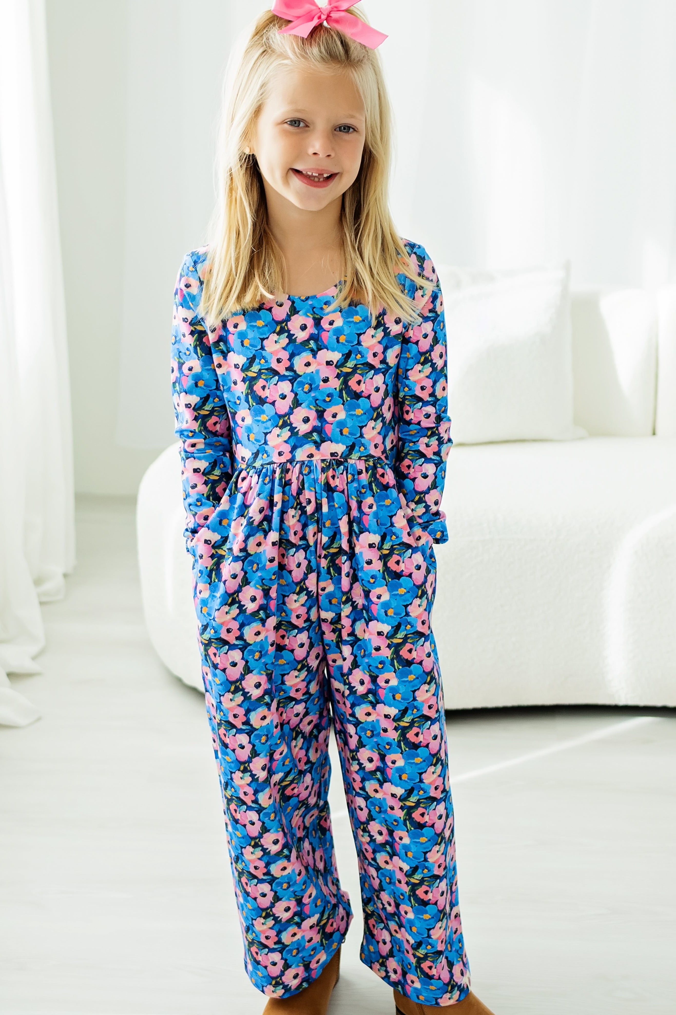 Ivy Romper - Storm Petal