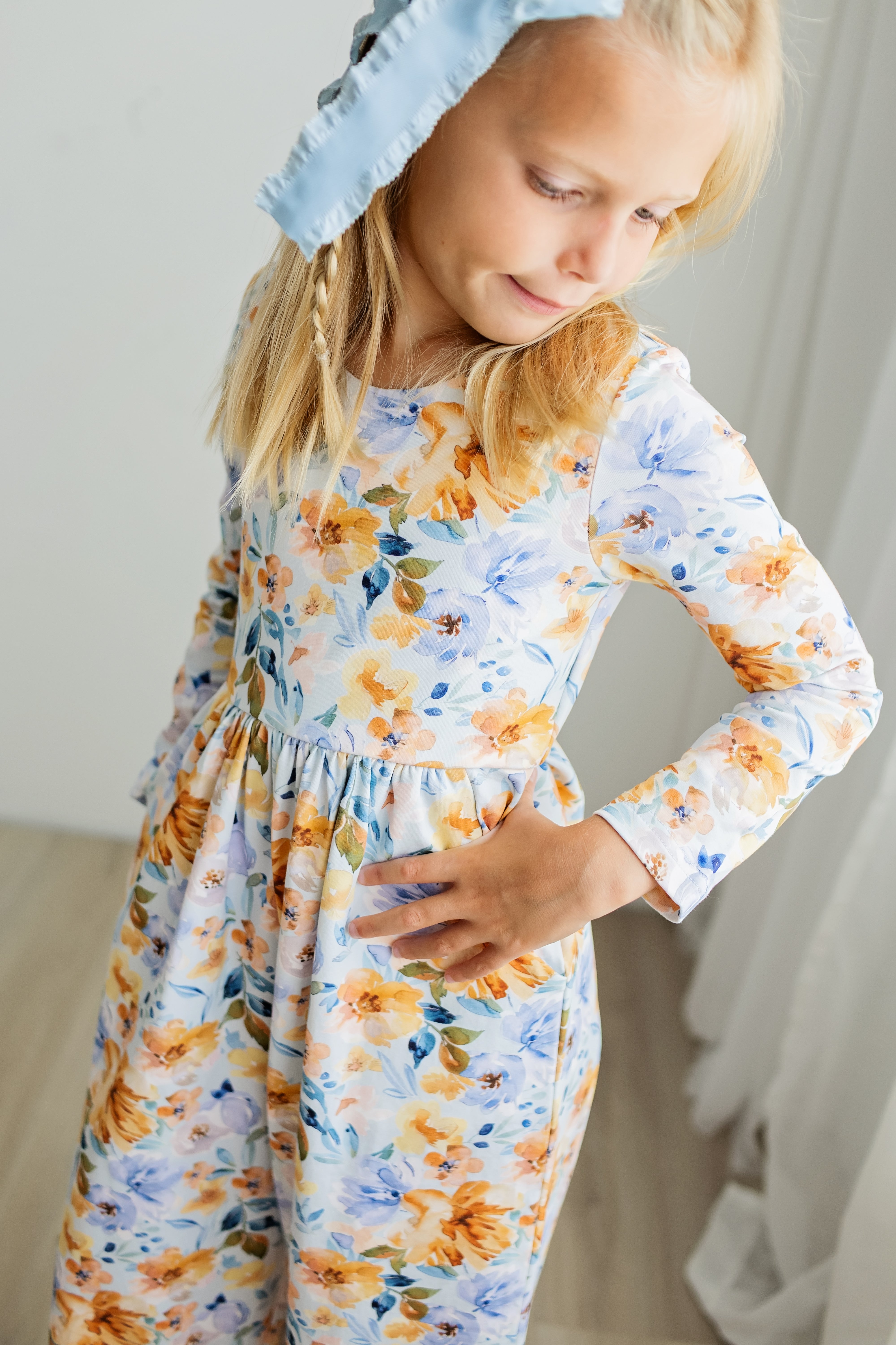 Ivy Romper - Azure & Amber