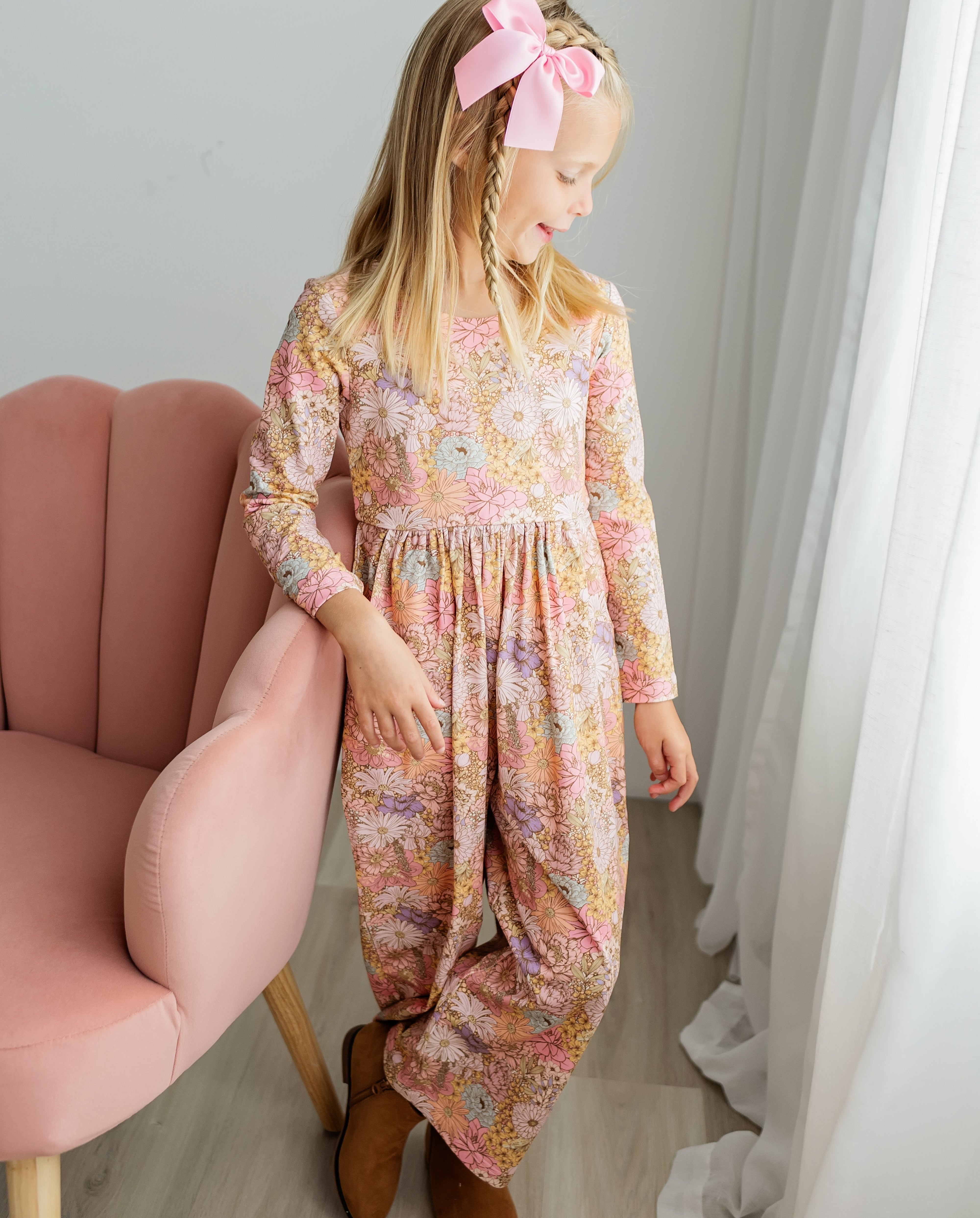 Ivy Romper - Dusky Dahlia (Pre-Order)